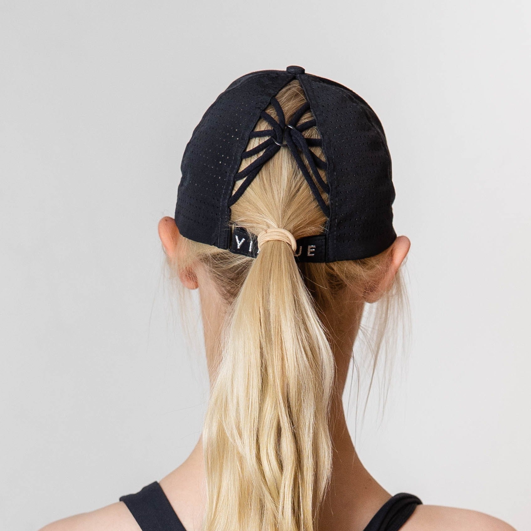 Trucker-Style Cap, Black UPF 50+