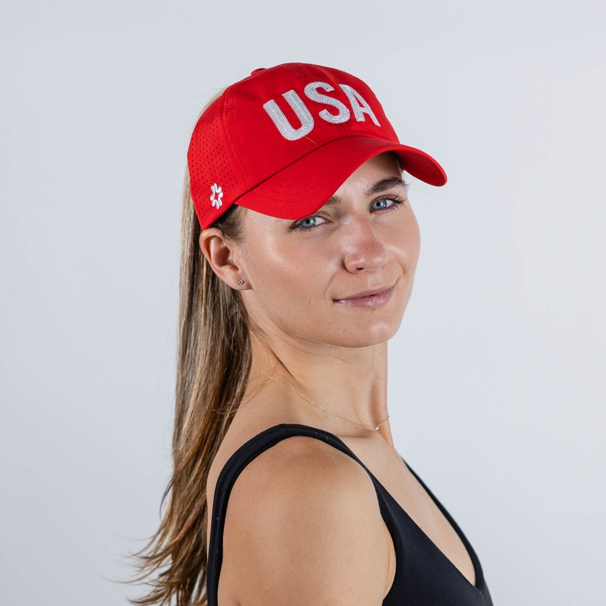 PARTY IN THE USA, Sun Goddess, Crimson, UPF 50+ - VIMHUE