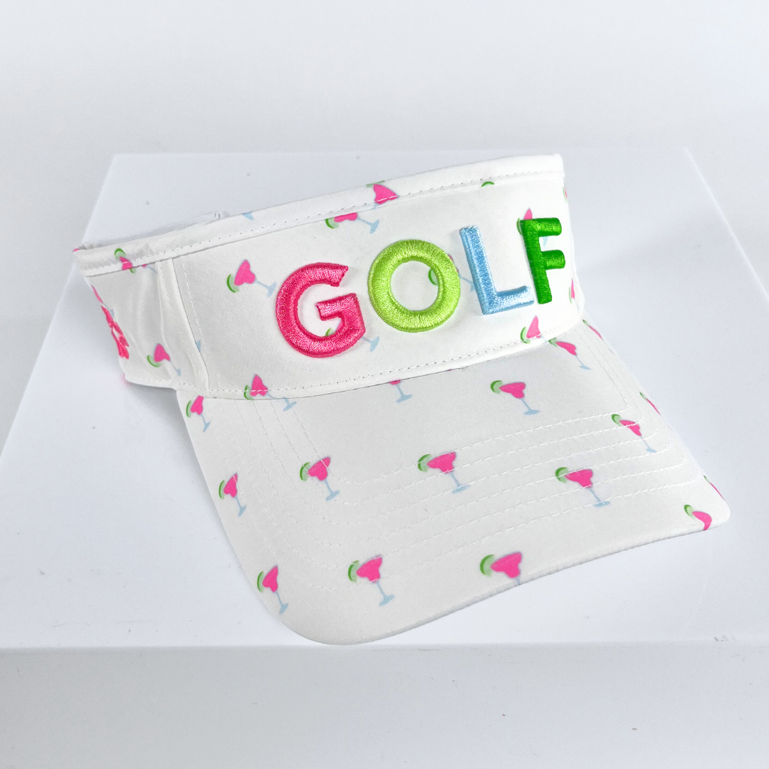 GOLF Multi-Color Puff, Pink Margarita Print, UPF 50+ - VIMHUE