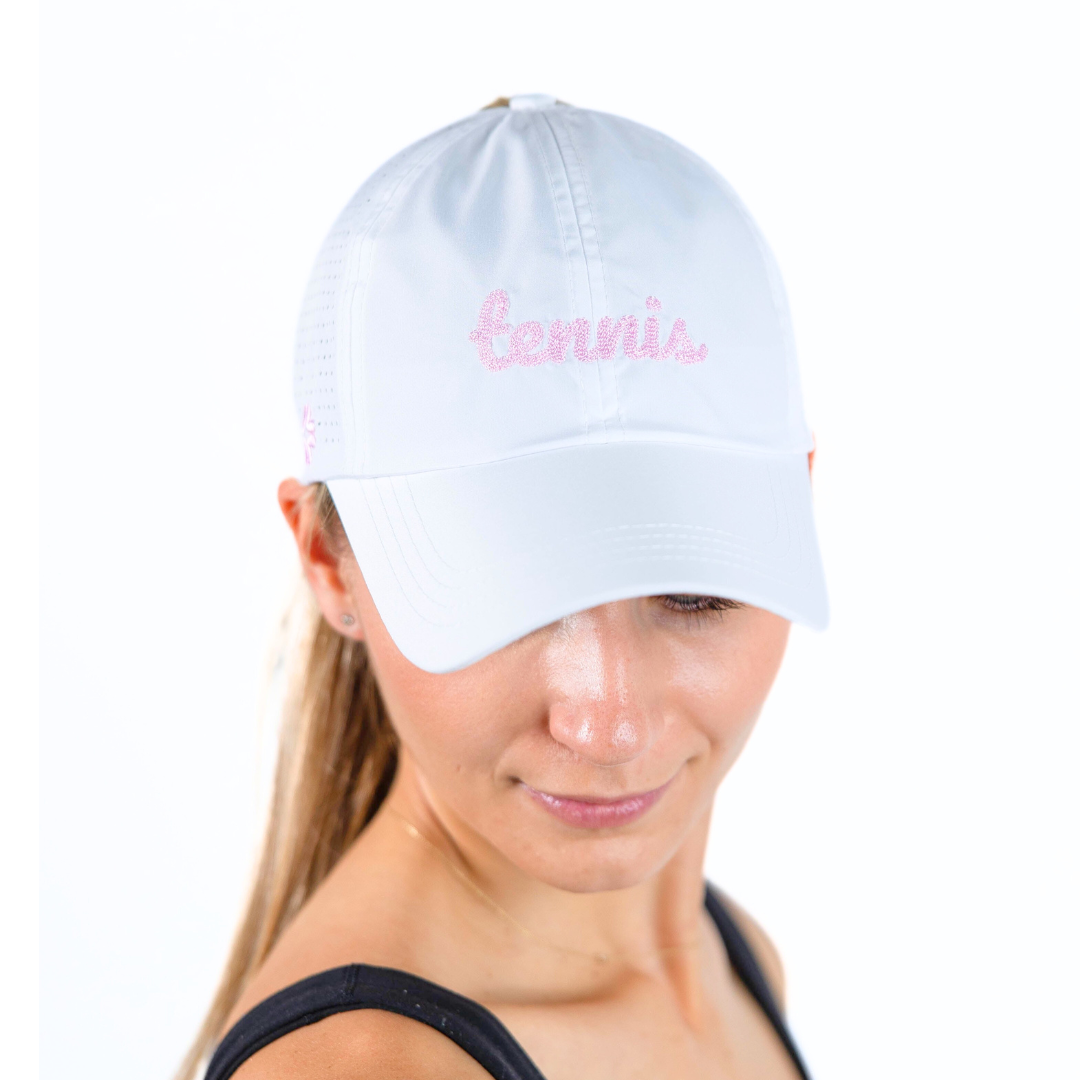 Tennis Pearl Stitch (NAVY or PINK), Sun Goddess, UPF 50+ - VIMHUE