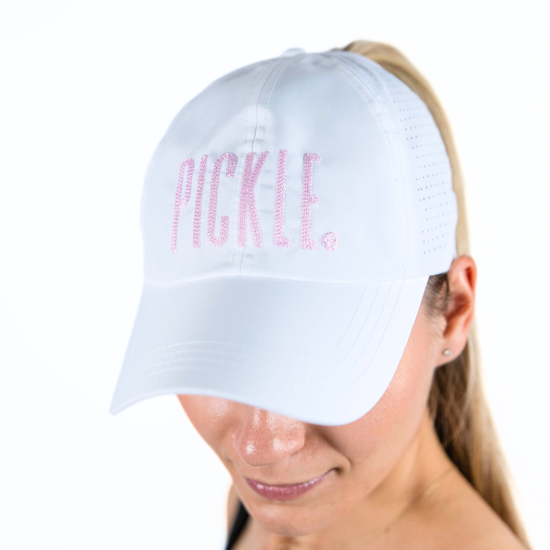 Pickle Pearl Stitch (NAVY or PINK), Sun Goddess, Tuck-In Strap, UPF 50+ - VIMHUE