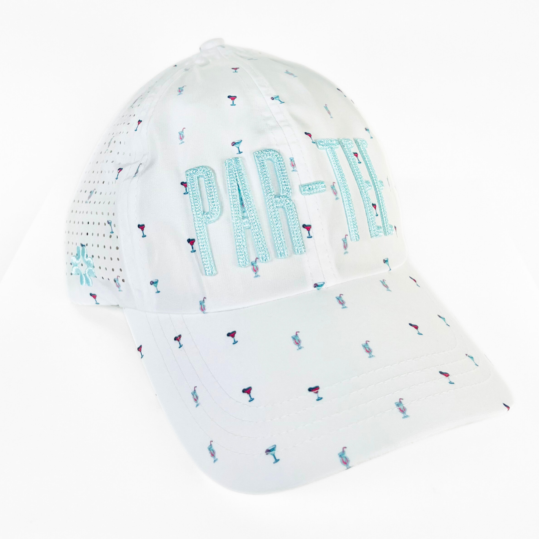 PAR-TEE Puff Pearl - Sun Goddess, Tuck-In Strap, Par-tee print UPF 50+ - VIMHUE