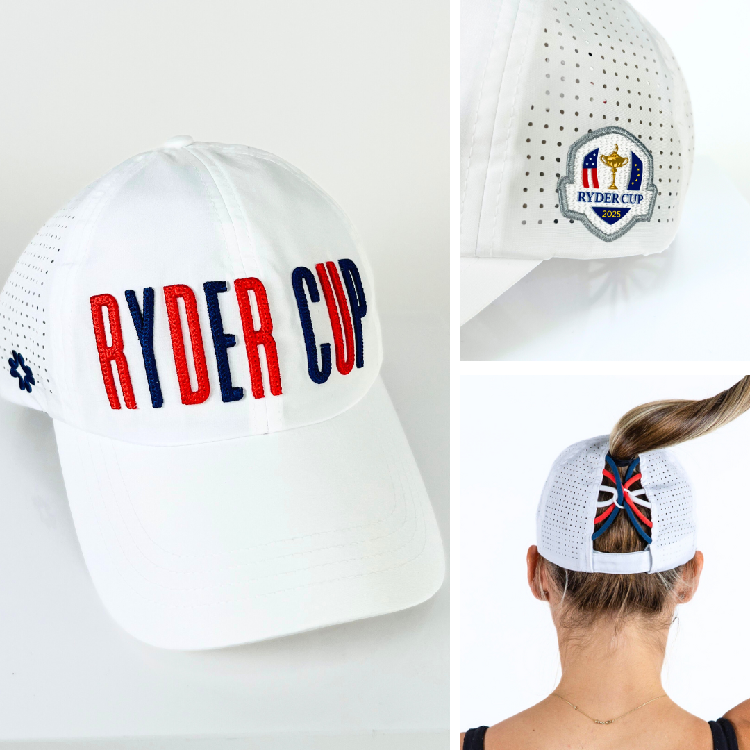 RYDER CUP, Sun Goddess Cap, Tuck-In Strap, UPF 50+ - VIMHUE