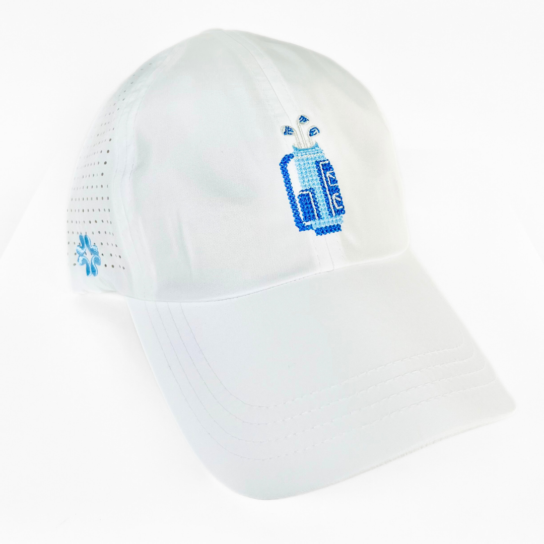 Golf Bag Cross-Stitch (Royal Blue/Light Blue) - Sun Goddess Tuck-in (ST570) - VIMHUE