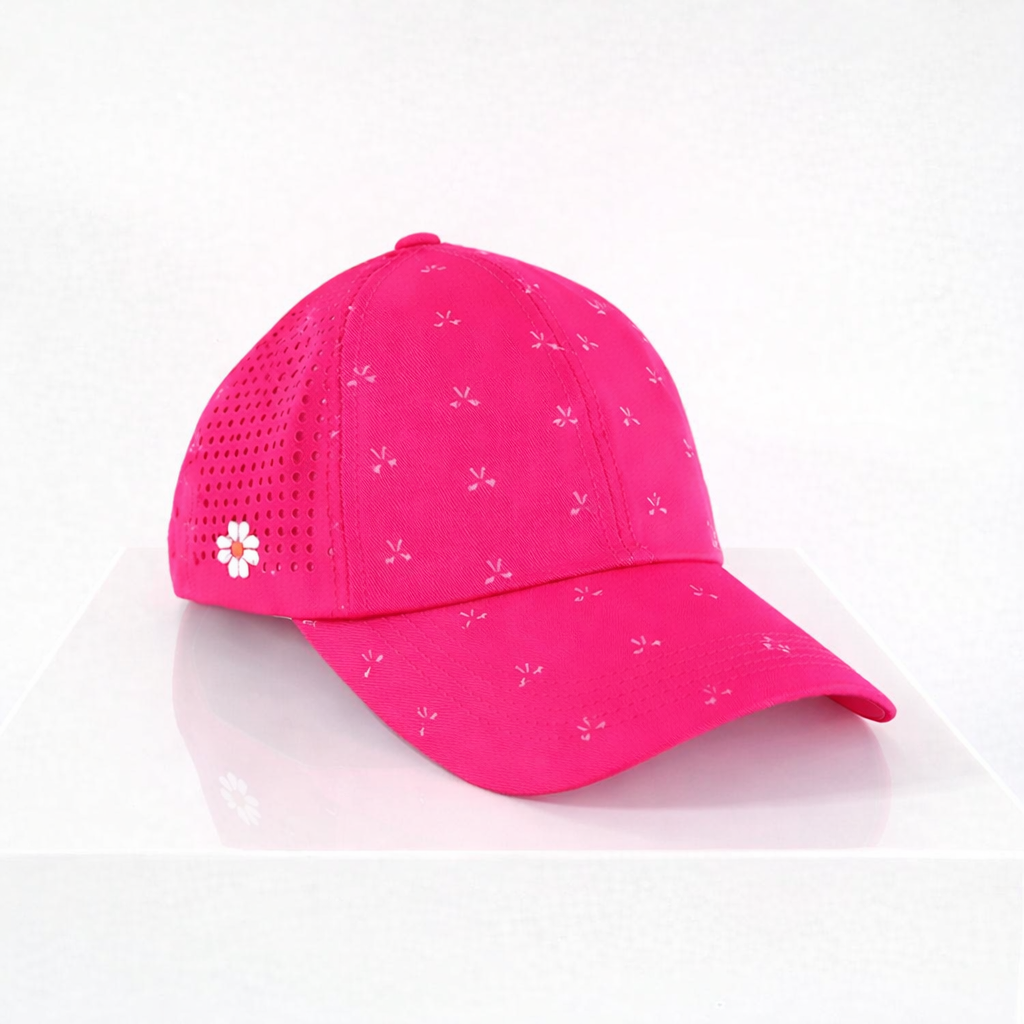 Crossed Golf Clubs on Hot Pink, Sun Goddess Tuck-in - VIMHUE