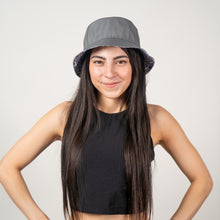 Reversible Small Brim Bucket, Leopard/Poppy Seed, UPF 50+ - VIMHUE