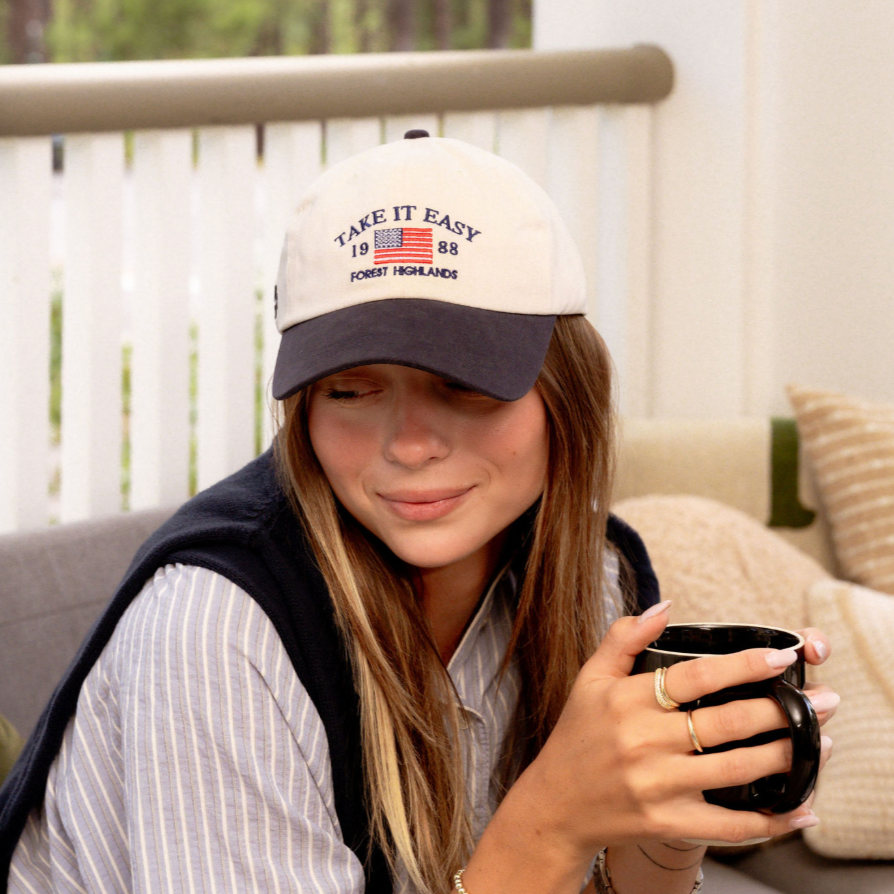 Take It Easy, Casual Cotton D-Back, Tuck-In Strap - VIMHUE