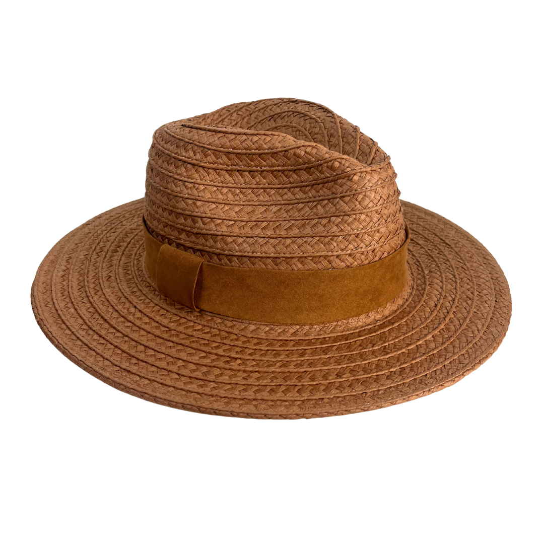 NEW! RARE Wyeth cocoa straw rancher suede band NEW! Wyeth rare chocolate wool macrame band rancher | eBay main image 3