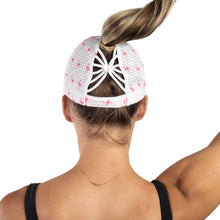 Tuck-in Strap Sun Goddess cap, Flamingo Print, UPF 50+ - VIMHUE