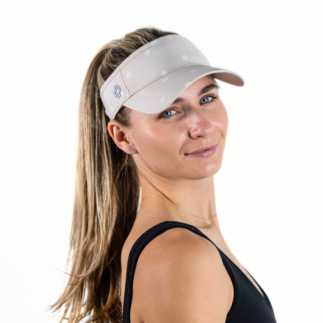 Visor, Velcro Strap, Palm Paradise, UPF 50+ - VIMHUE