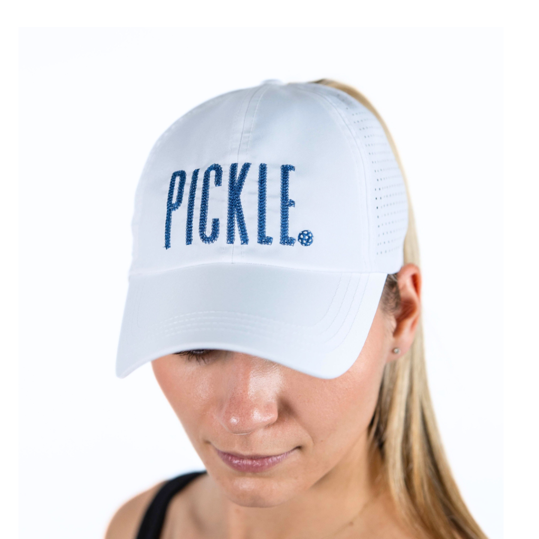 Pickle Pearl Stitch (NAVY or PINK), Sun Goddess, Tuck-In Strap, UPF 50+ - VIMHUE