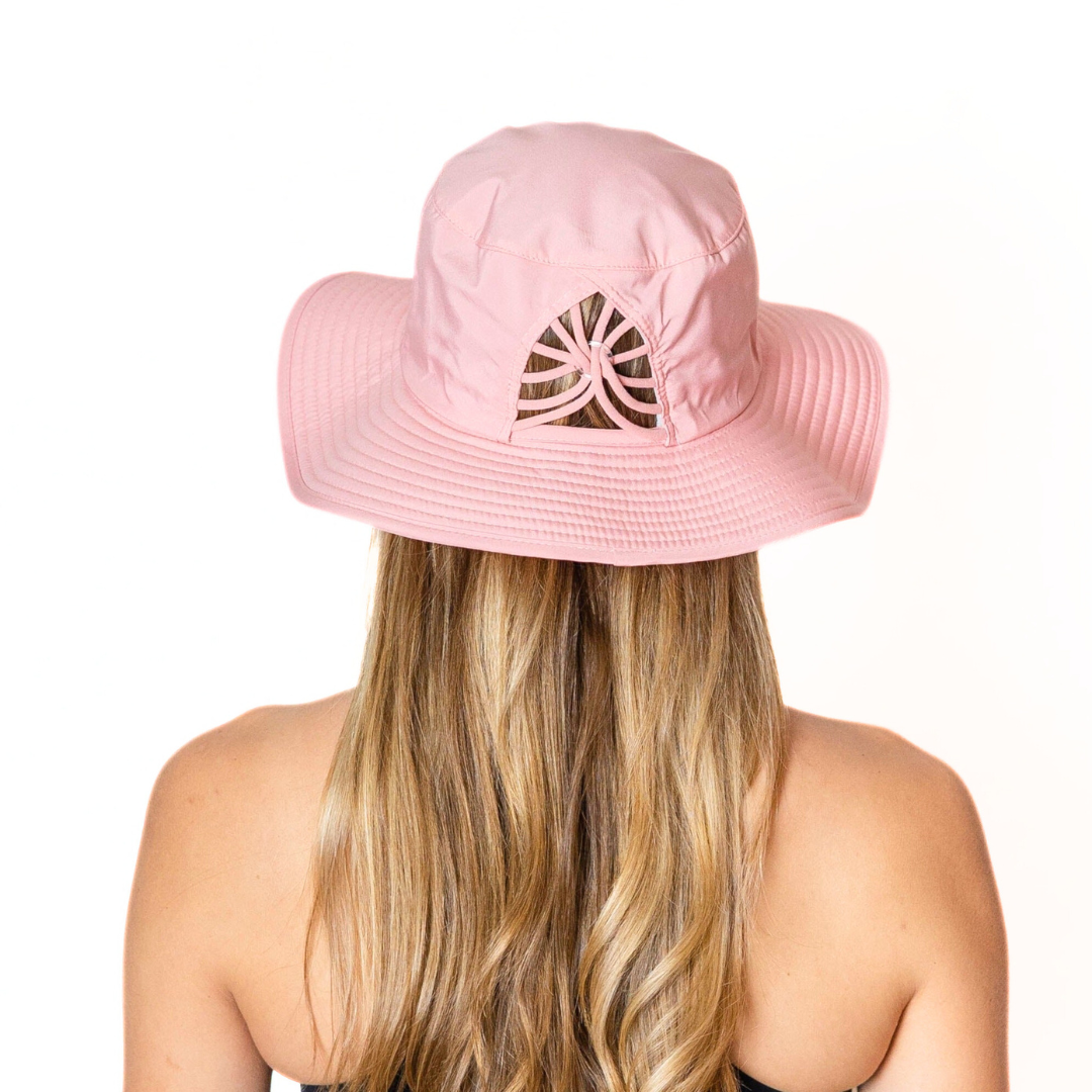 Sun Goddess Bucket Hat, Blush, UPF50+ - VIMHUE