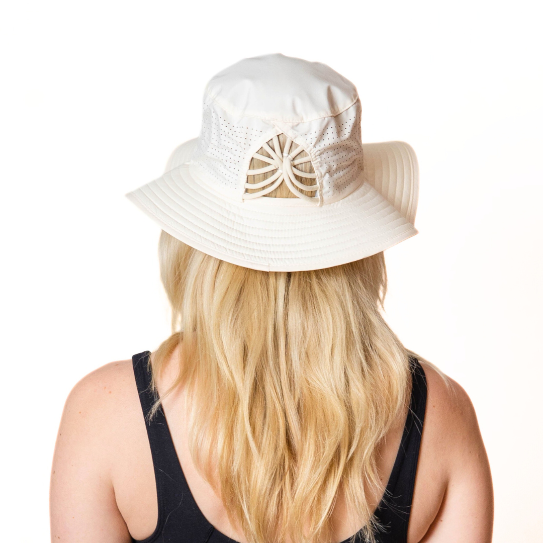 Sun Goddess Bucket Hat, Buttercream, UPF50+ - VIMHUE