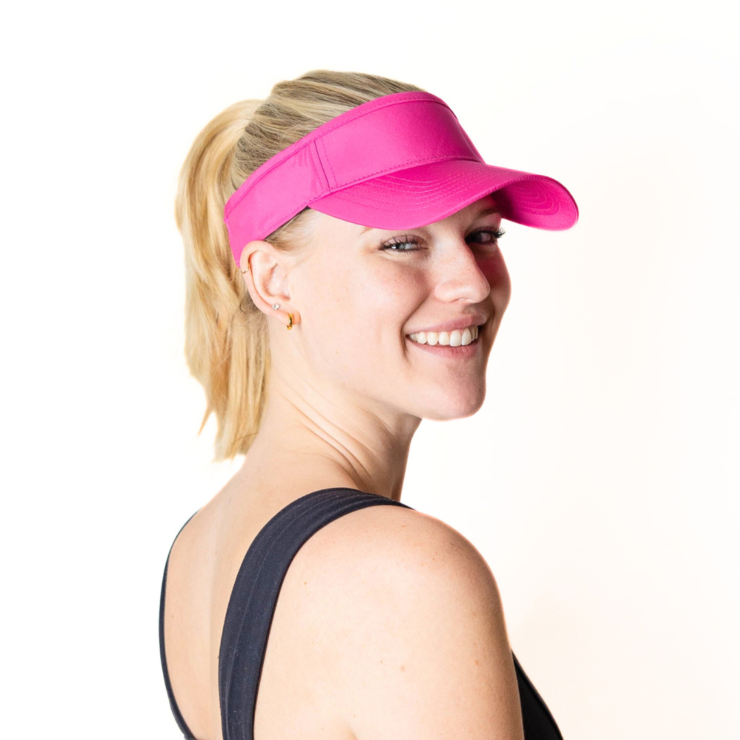 Visor, Velcro Strap, Fuchsia, UPF 50+ - VIMHUE