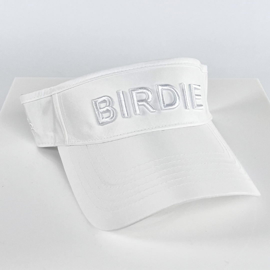 BIRDIE White Puff Visor, white, UPF 50+ - VIMHUE