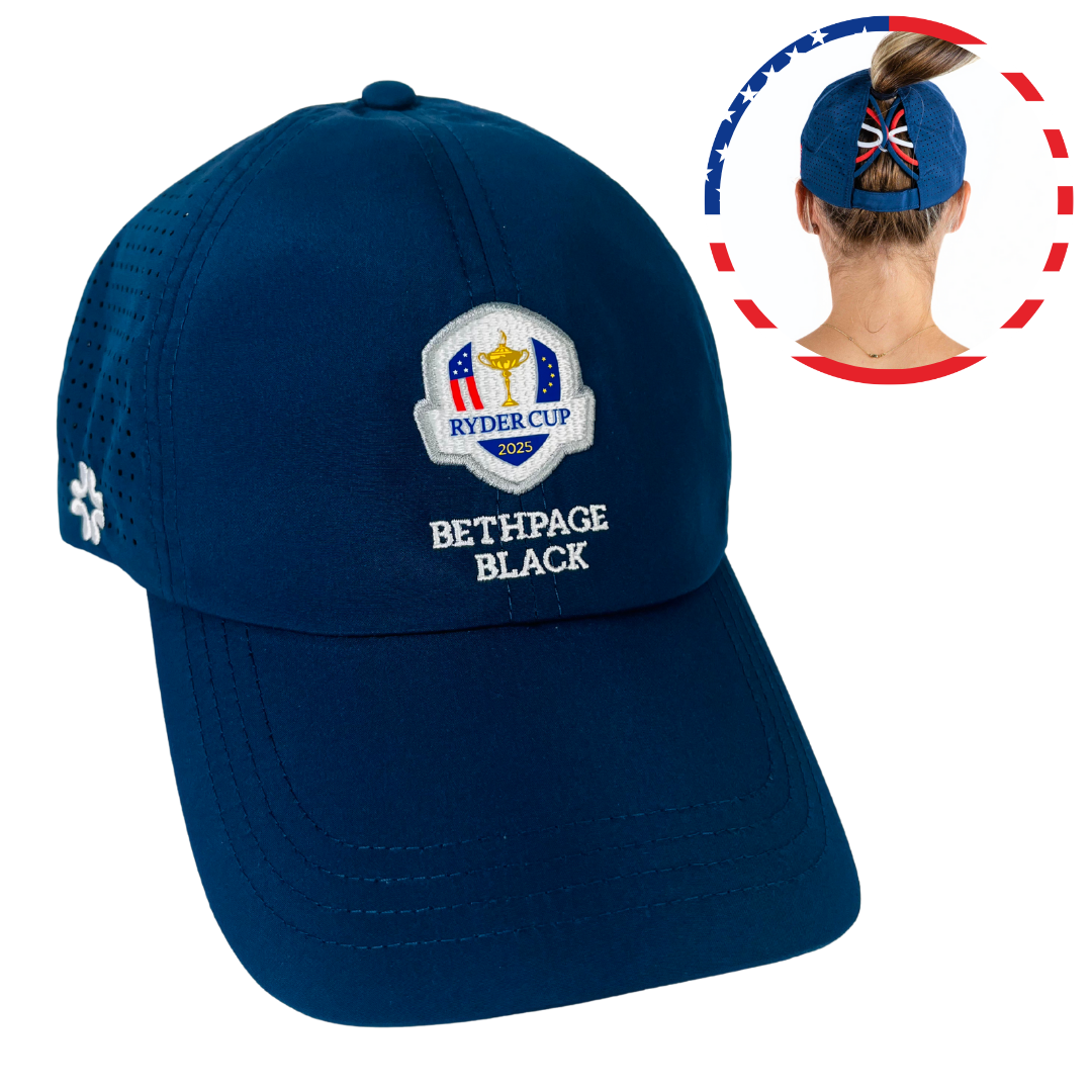 RYDER CUP, Sun Goddess Cap, Tuck-In Strap, UPF 50+ - VIMHUE