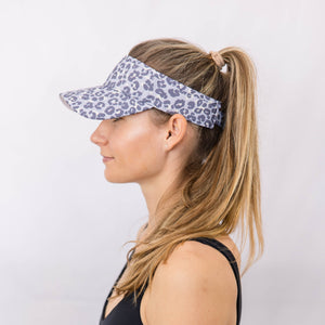 Visor, Slide Strap, Leopard, UPF 50+