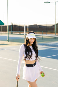 TENNIS logo, visor in variety of colors, UPF 50+ - VIMHUE