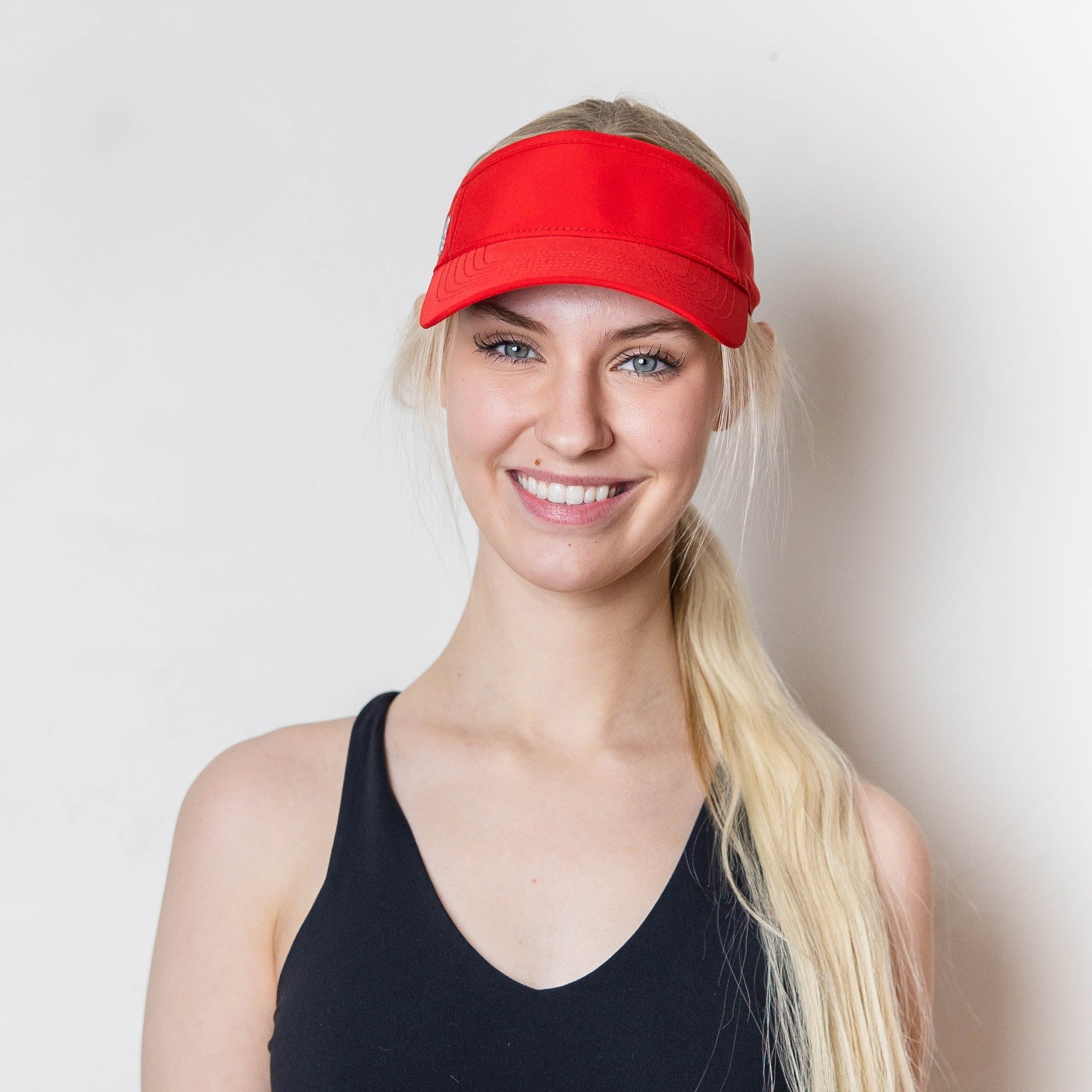 Visor, Slide Strap, Crimson, UPF 50+