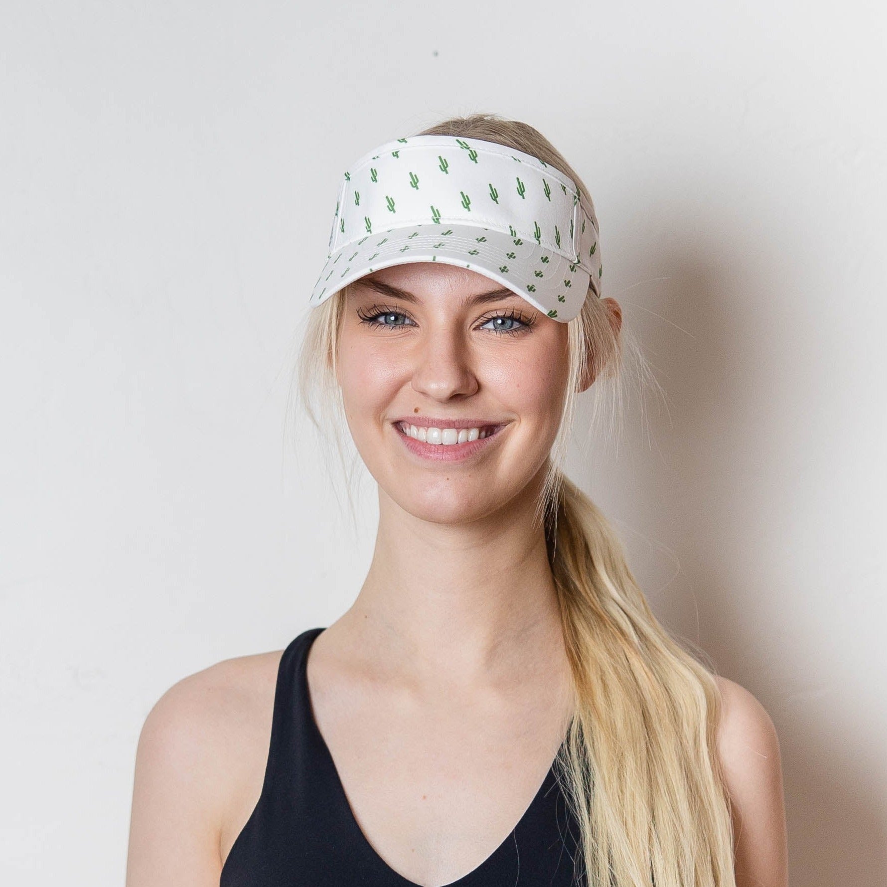 Visor, Slide Strap, Cactus, UPF 50+