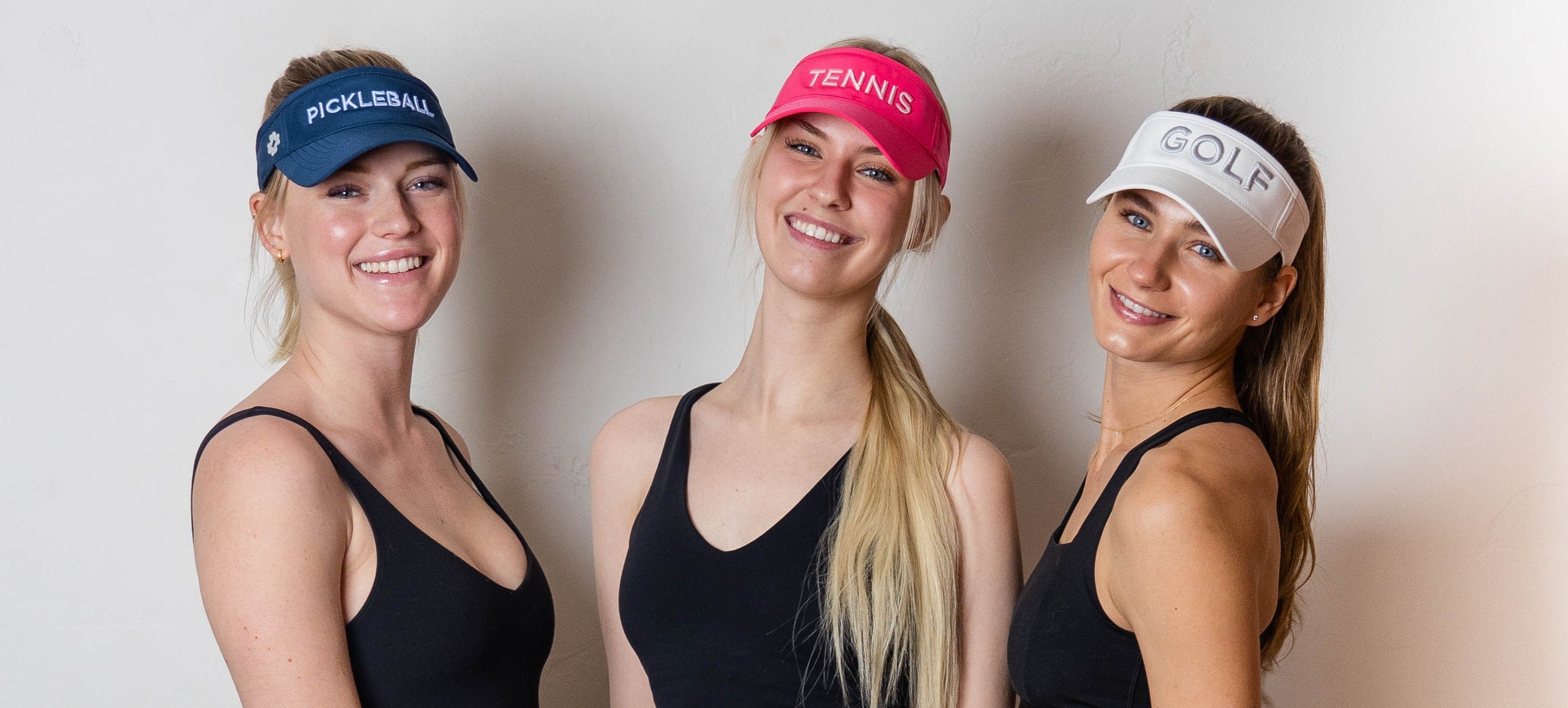 GOLF logo, visor in variety of colors, UPF 50+