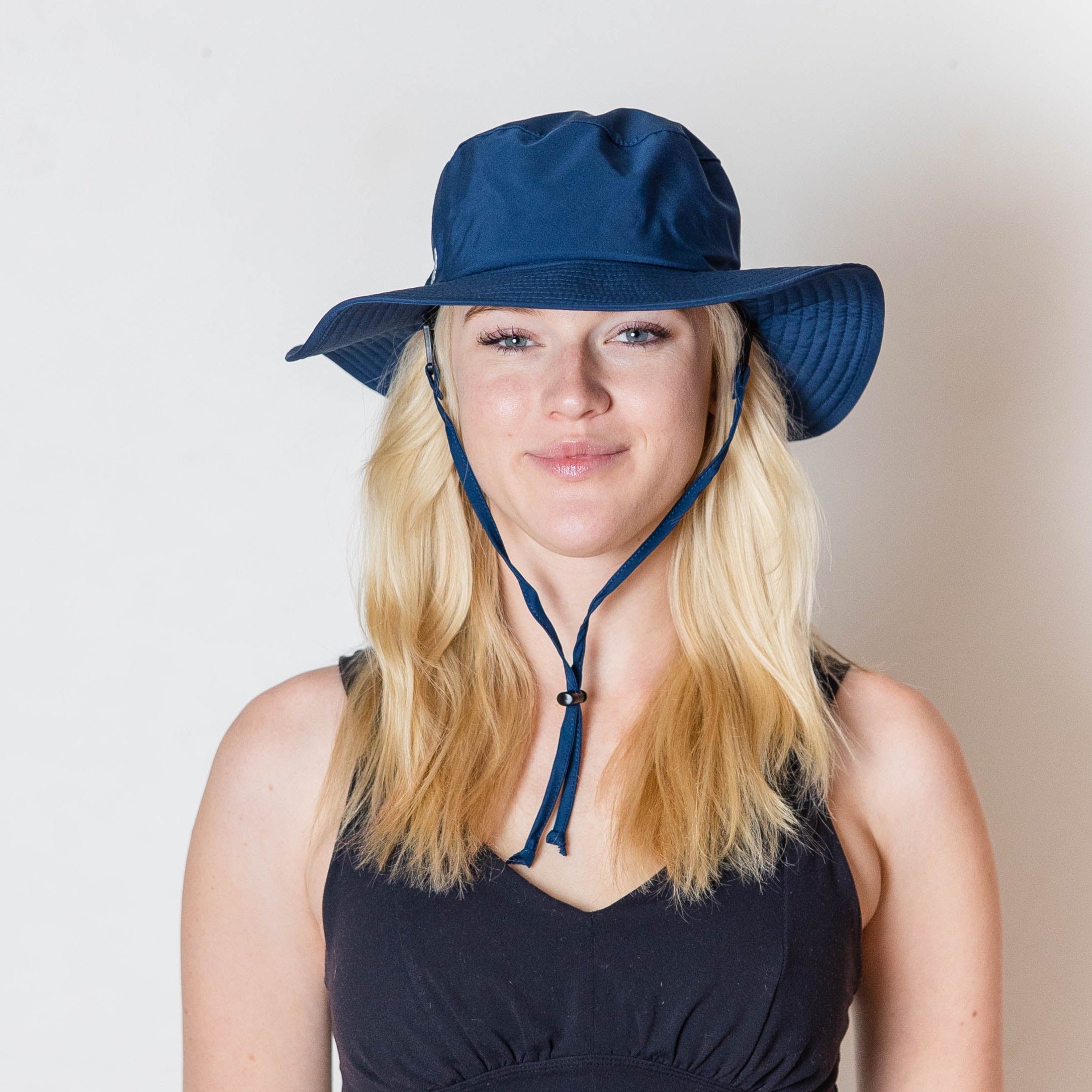 Ponytail hat, Sun Goddess Bucket Hat, Navy, UPF50+ - VIMHUE
