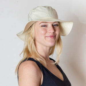 Ponytail hat, Sun Goddess Bucket Hat, Summer Sand, UPF50+ - VIMHUE