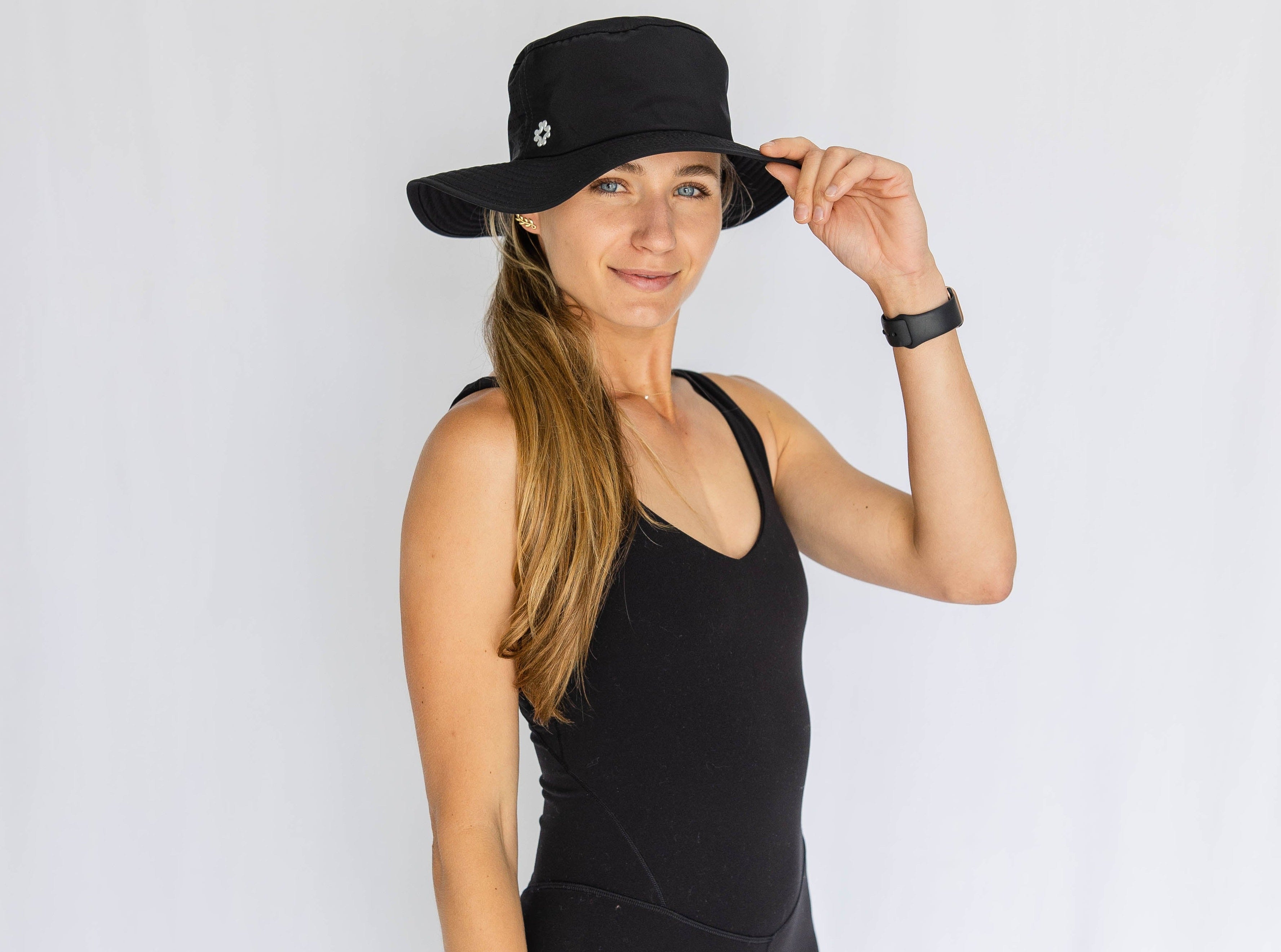 Sun Goddess Bucket Hat, Black, UPF50+ - VIMHUE