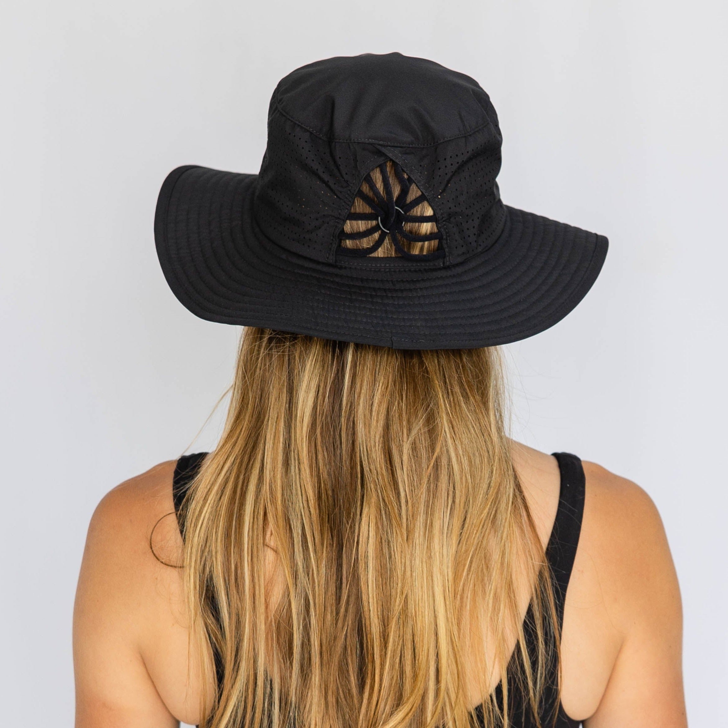 Sun Goddess Bucket Hat, Black, UPF50+ - VIMHUE