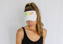 GOLF logo, visor in variety of colors, UPF 50+ - VIMHUE