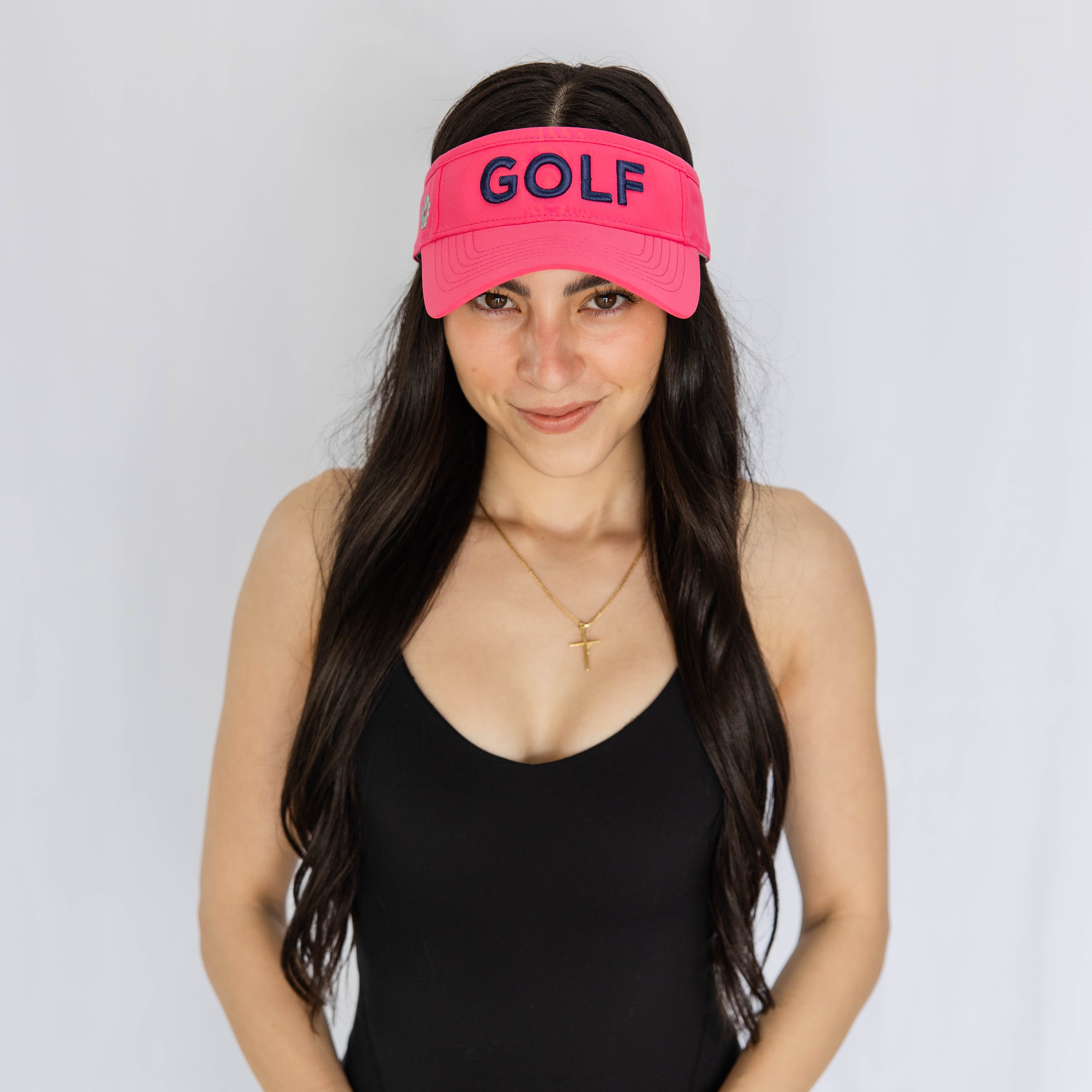 GOLF logo, visor in variety of colors, UPF 50+ - VIMHUE