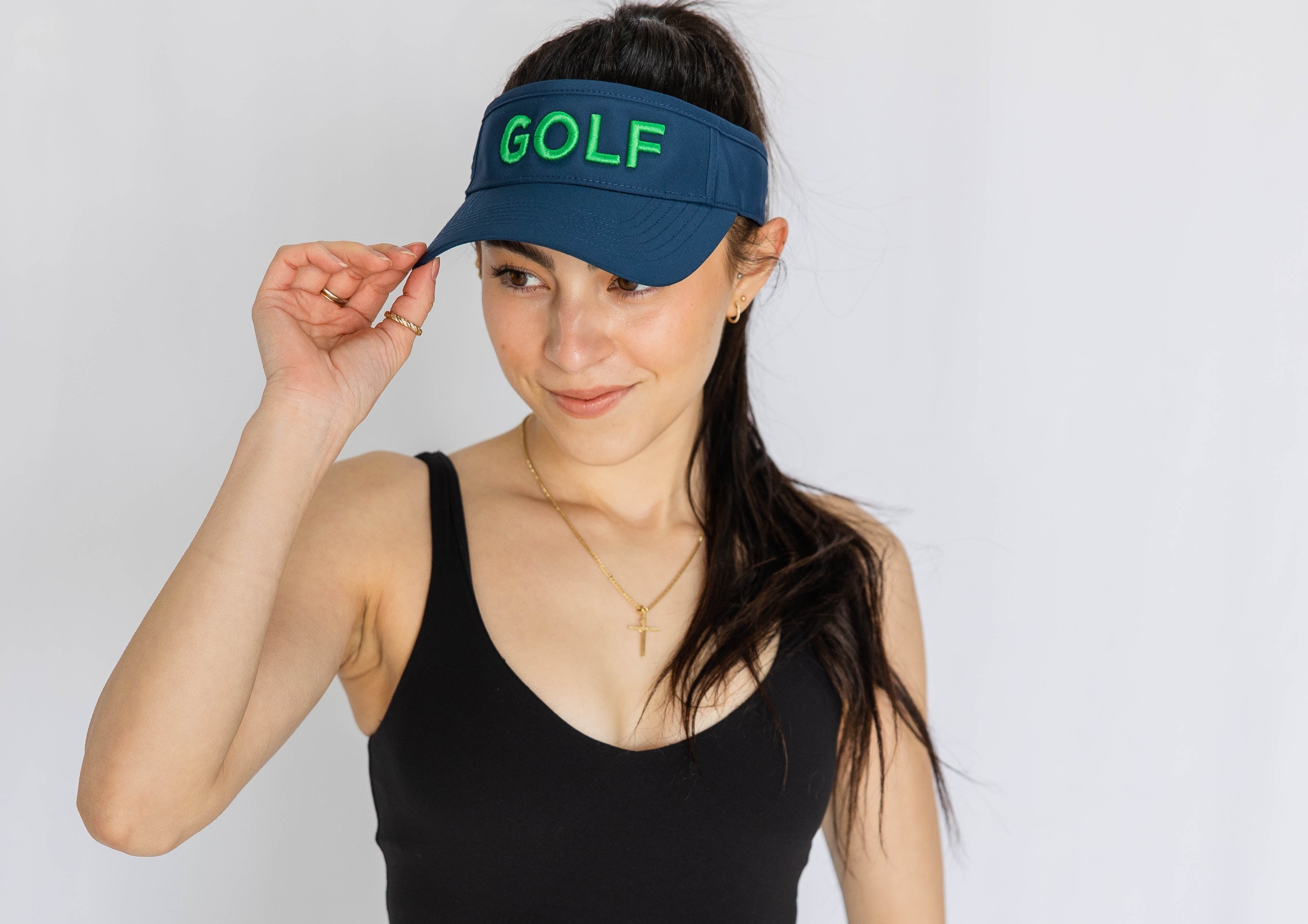GOLF logo, visor in variety of colors, UPF 50+ - VIMHUE