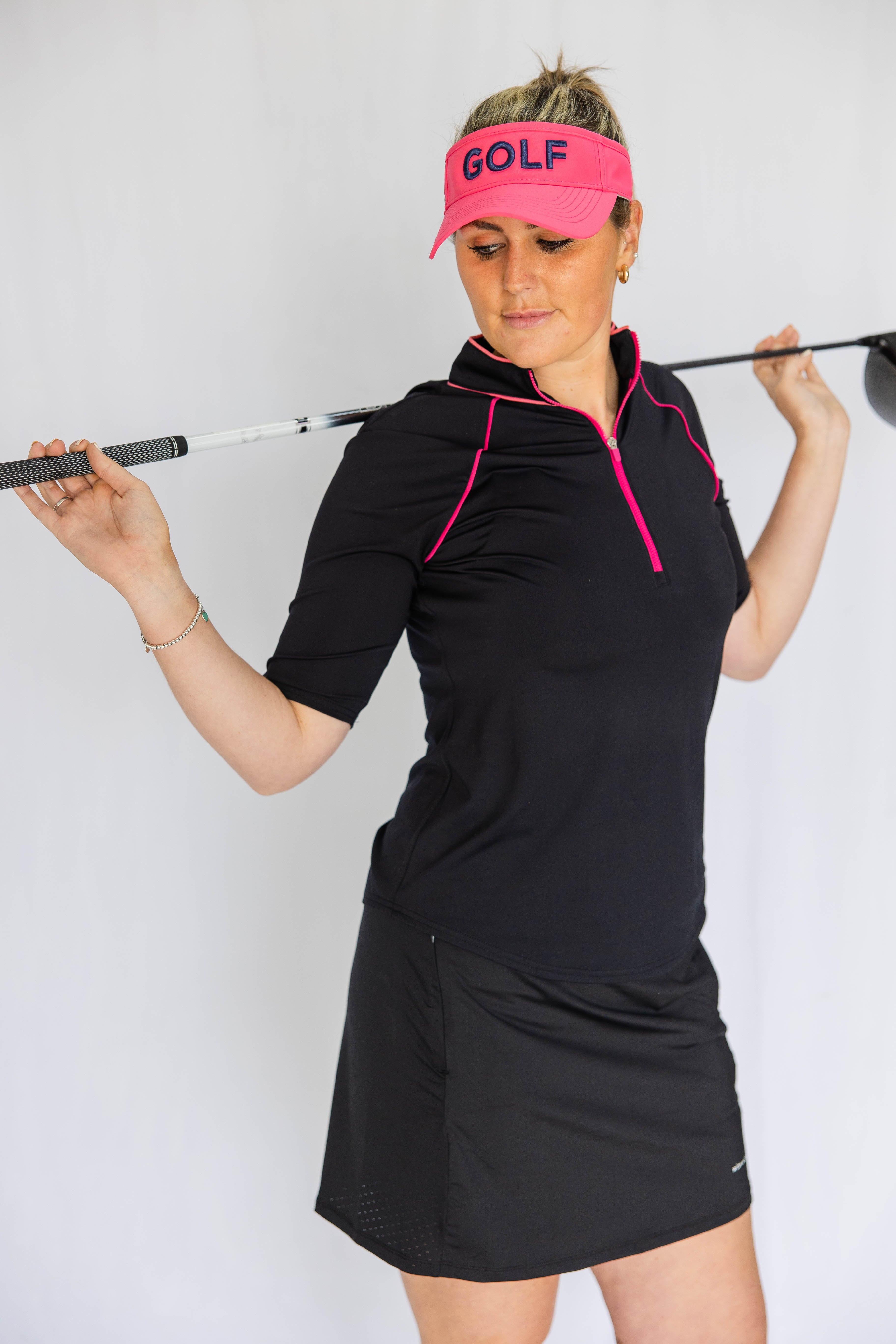 GOLF logo, visor in variety of colors, UPF 50+ - VIMHUE