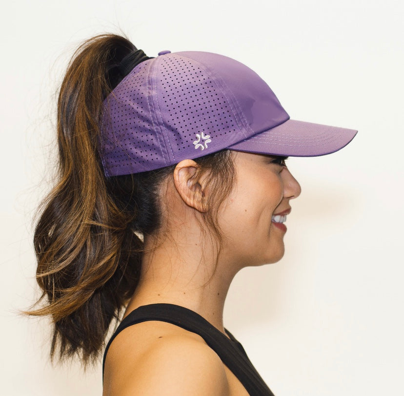Ponytail hat, X-Boyfriend, Grape, UPF 50+ - VIMHUE