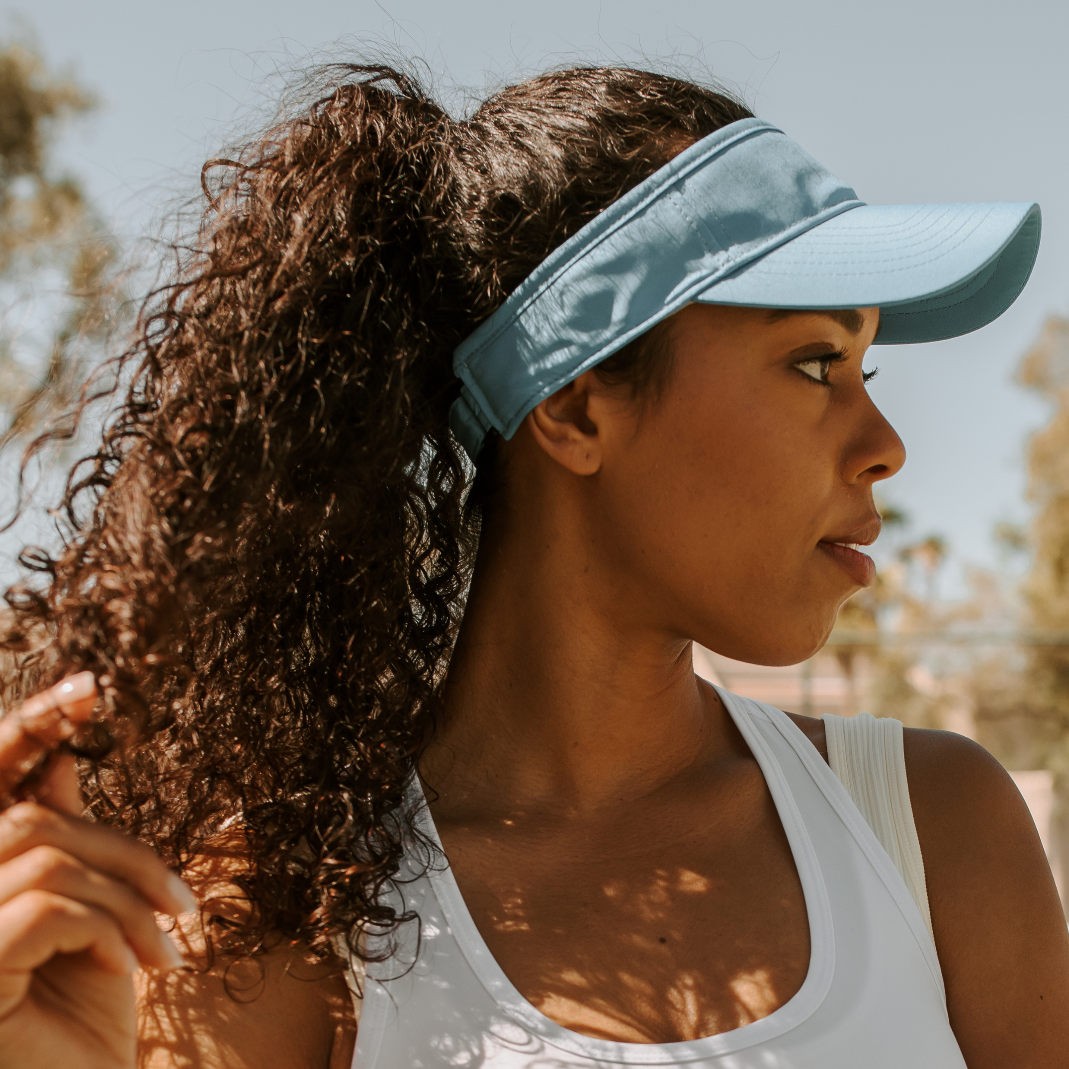 Ponytail hat, Visor, Slide Strap, Regatta, UPF 50+ - VIMHUE