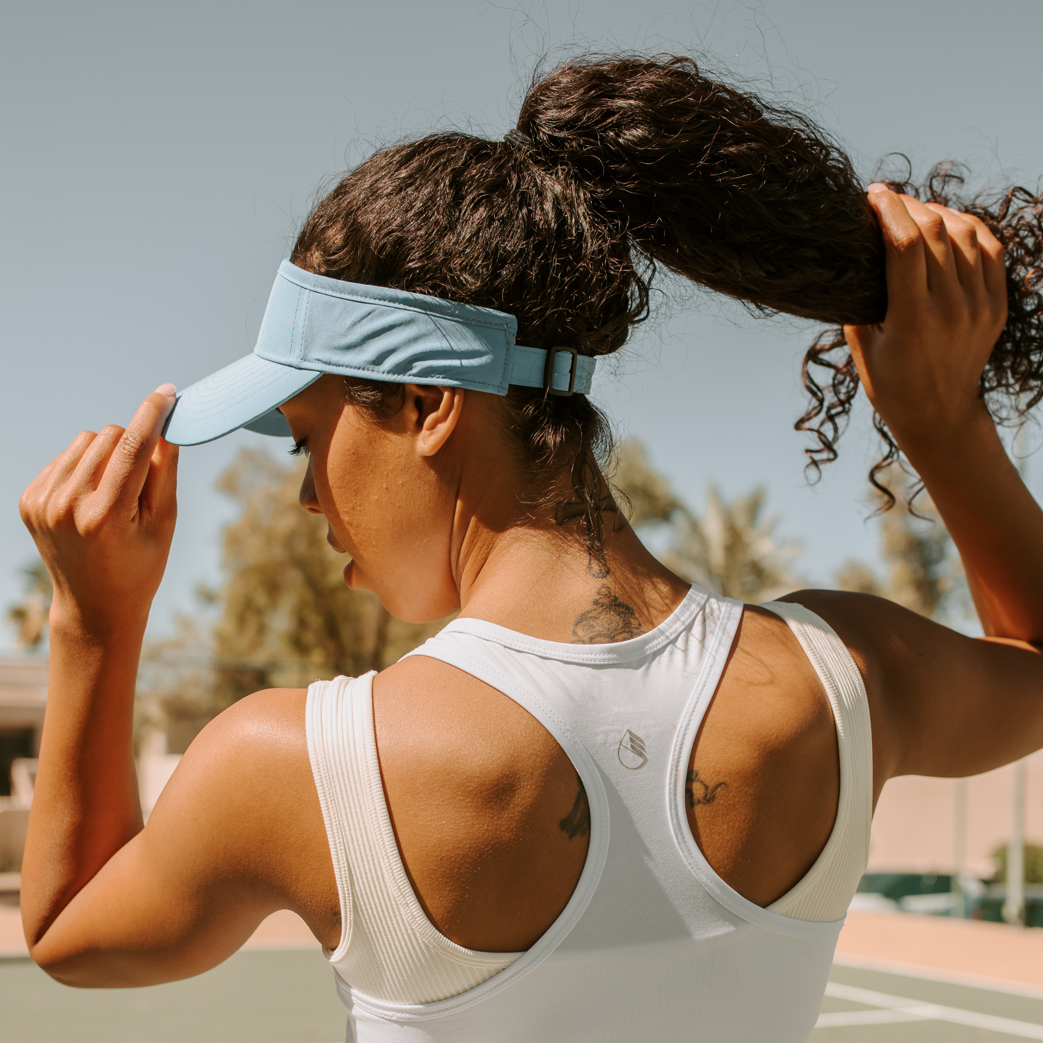 Ponytail hat, Visor, Slide Strap, Regatta, UPF 50+ - VIMHUE