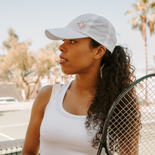 Ponytail hat, Texas Logo, White, UPF 50+ - VIMHUE