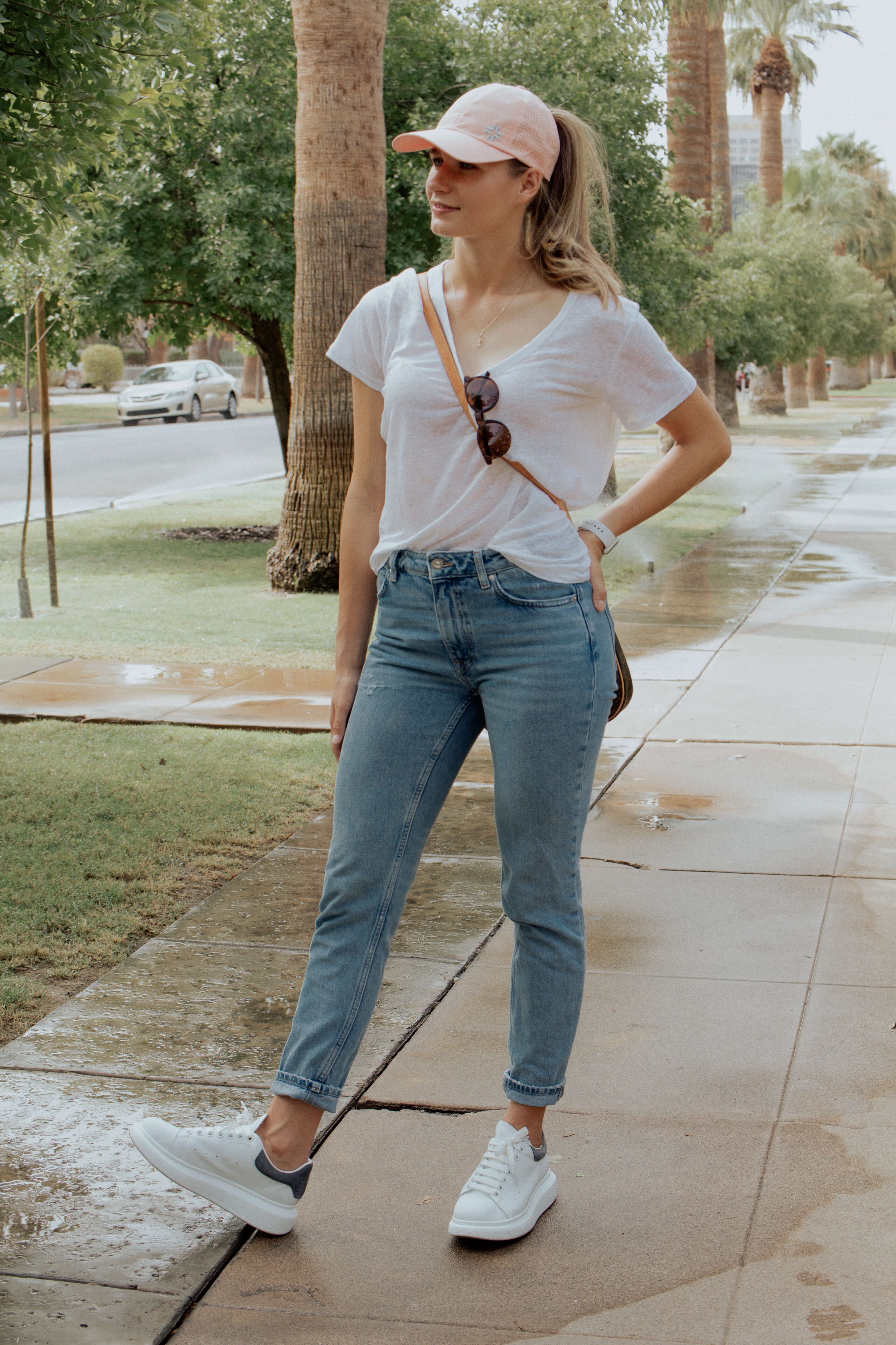 Ponytail hat, X-boyfriend, Peach, UPF 50+ - VIMHUE