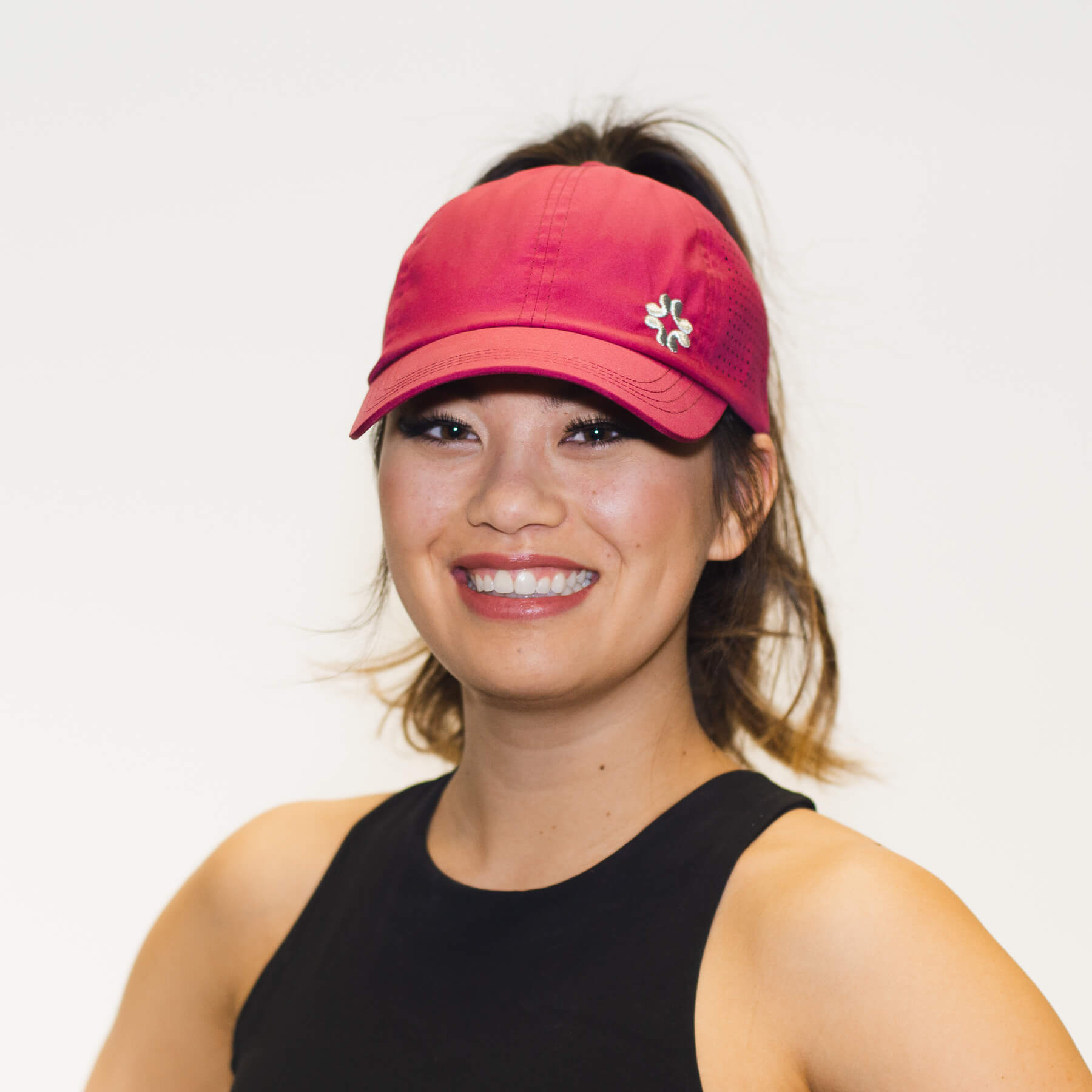 Ponytail hat, X-Boyfriend, Raspberry, UPF 50+ - VIMHUE