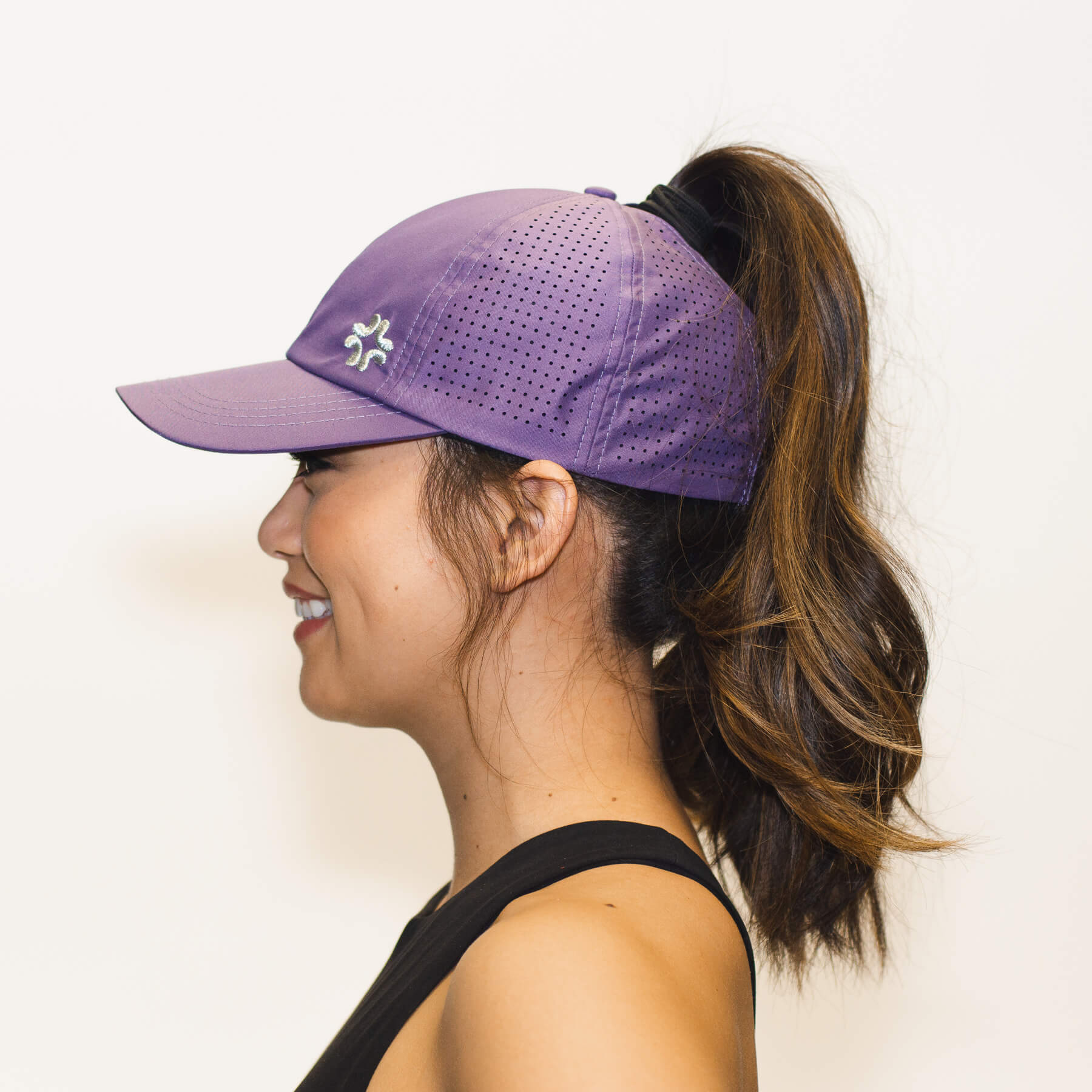 Ponytail hat, X-Boyfriend, Grape, UPF 50+ - VIMHUE