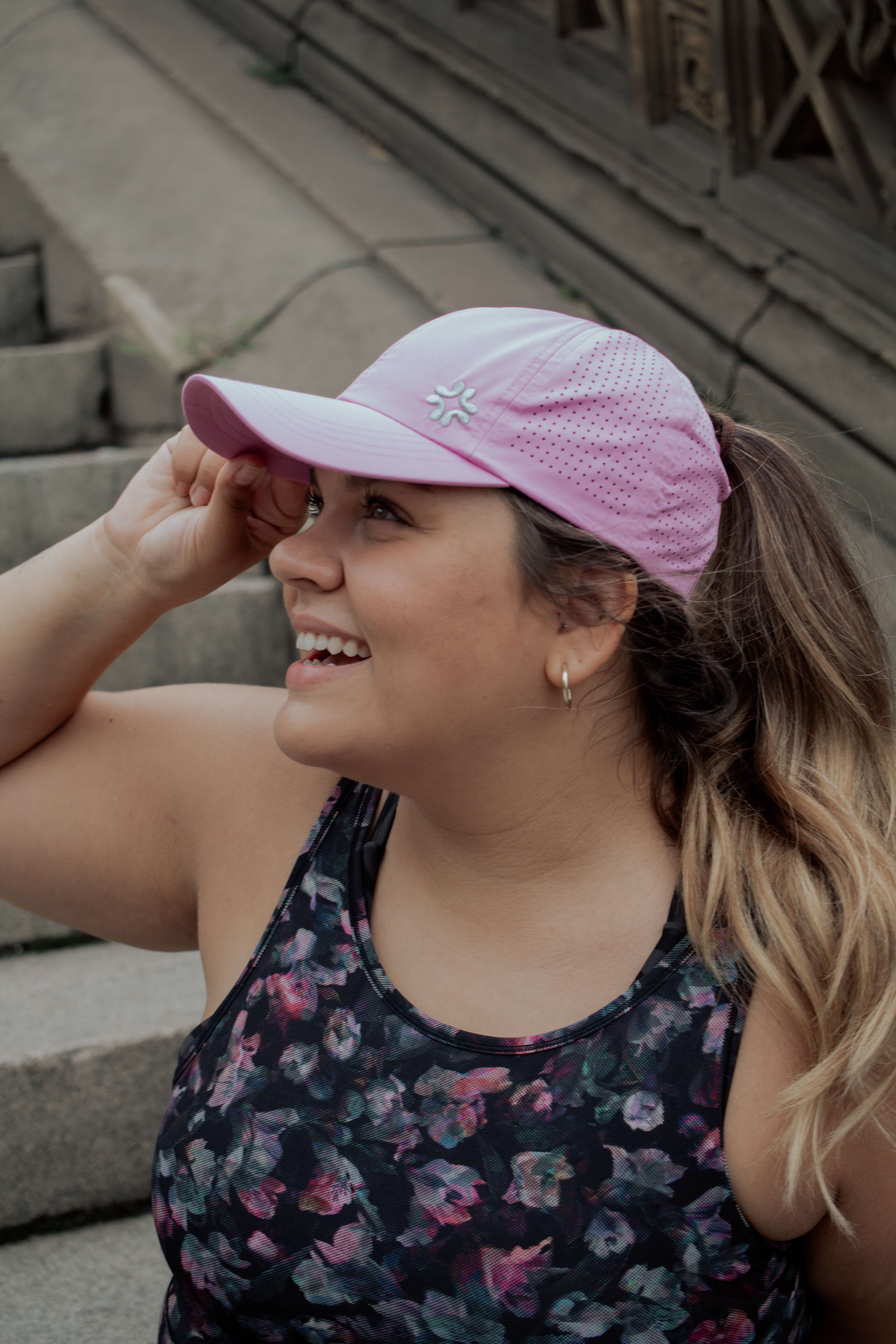 Ponytail hat, X-Boyfriend, Violet, UPF 50+ - VIMHUE