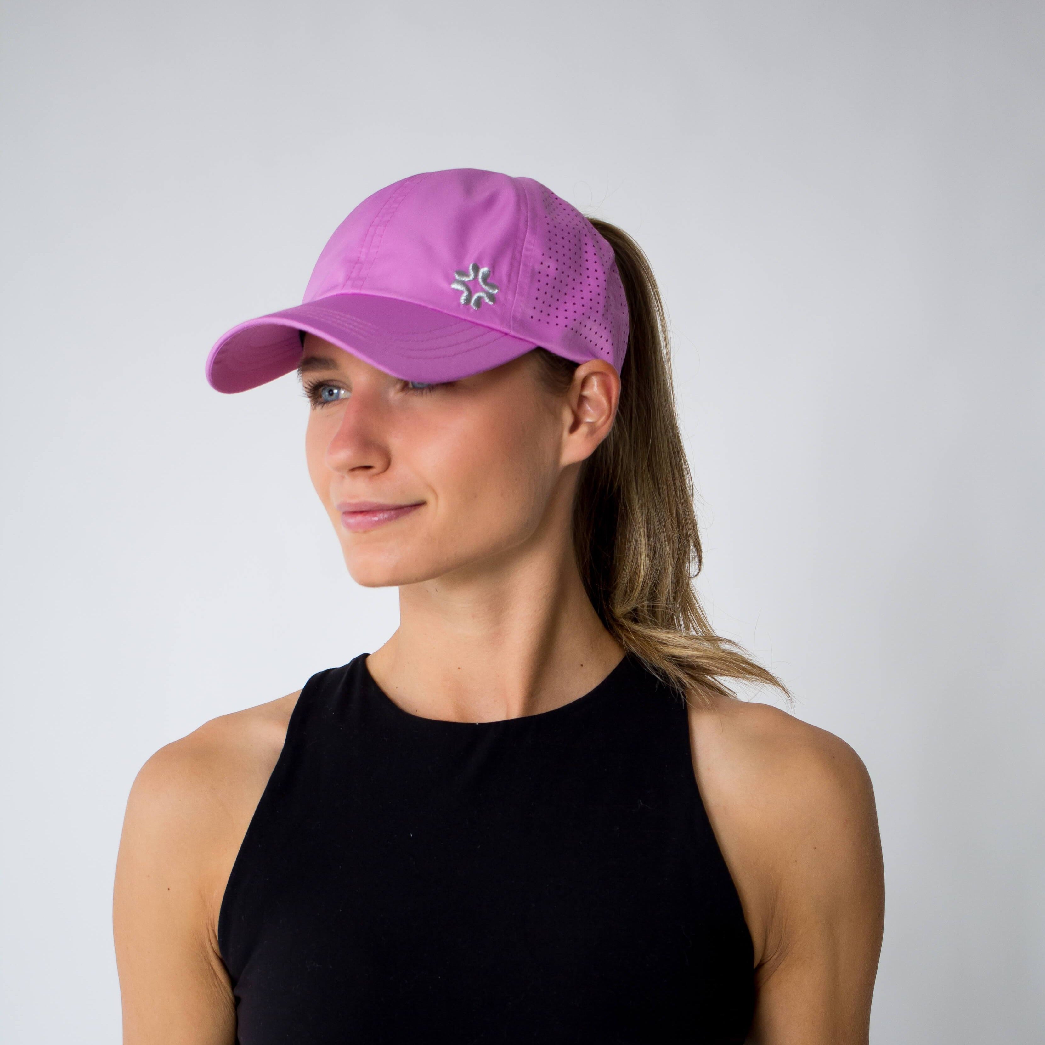 Ponytail hat, Sun Goddess, Violet, UPF 50+ - VIMHUE