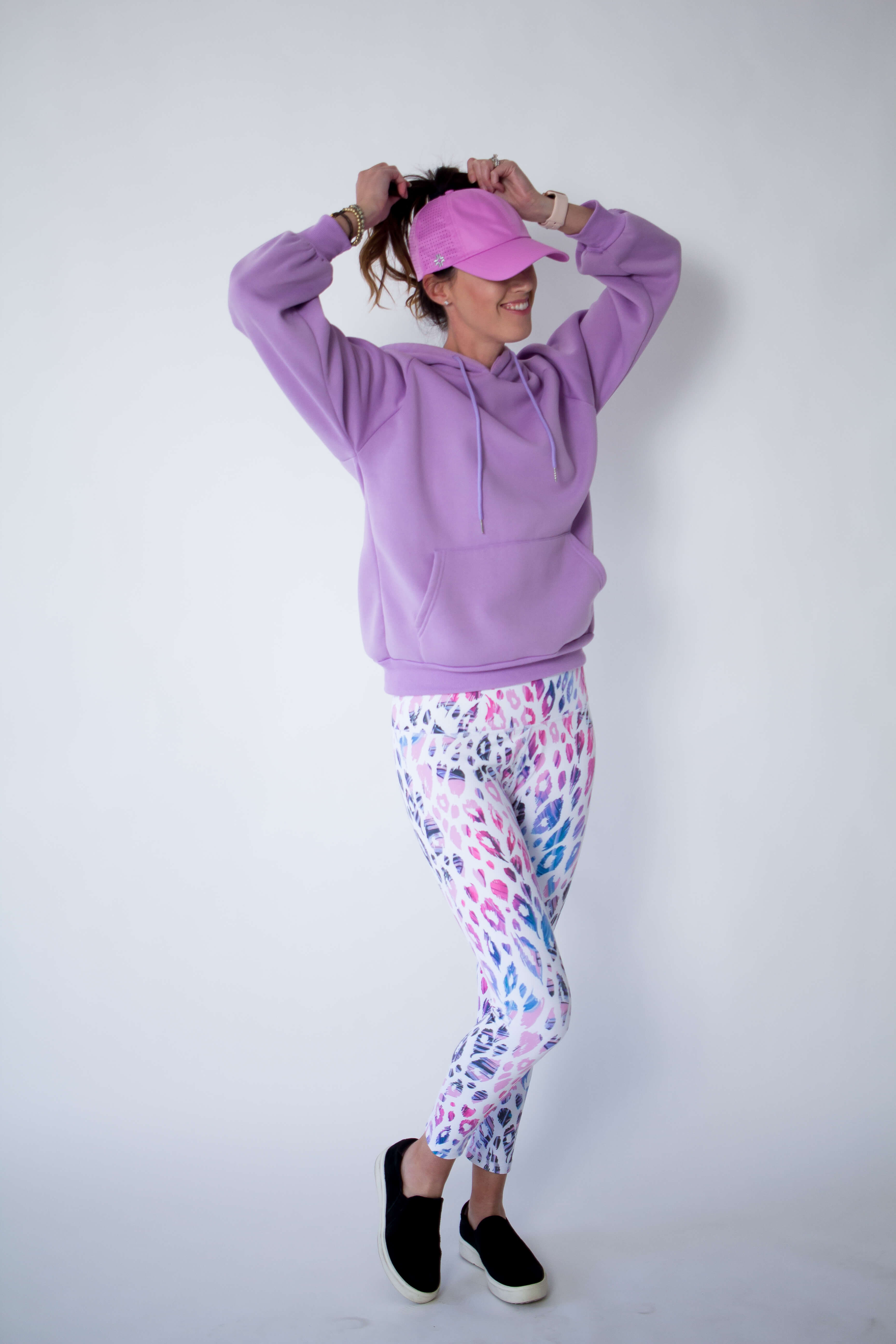 Ponytail hat, X-Boyfriend, Violet, UPF 50+ - VIMHUE