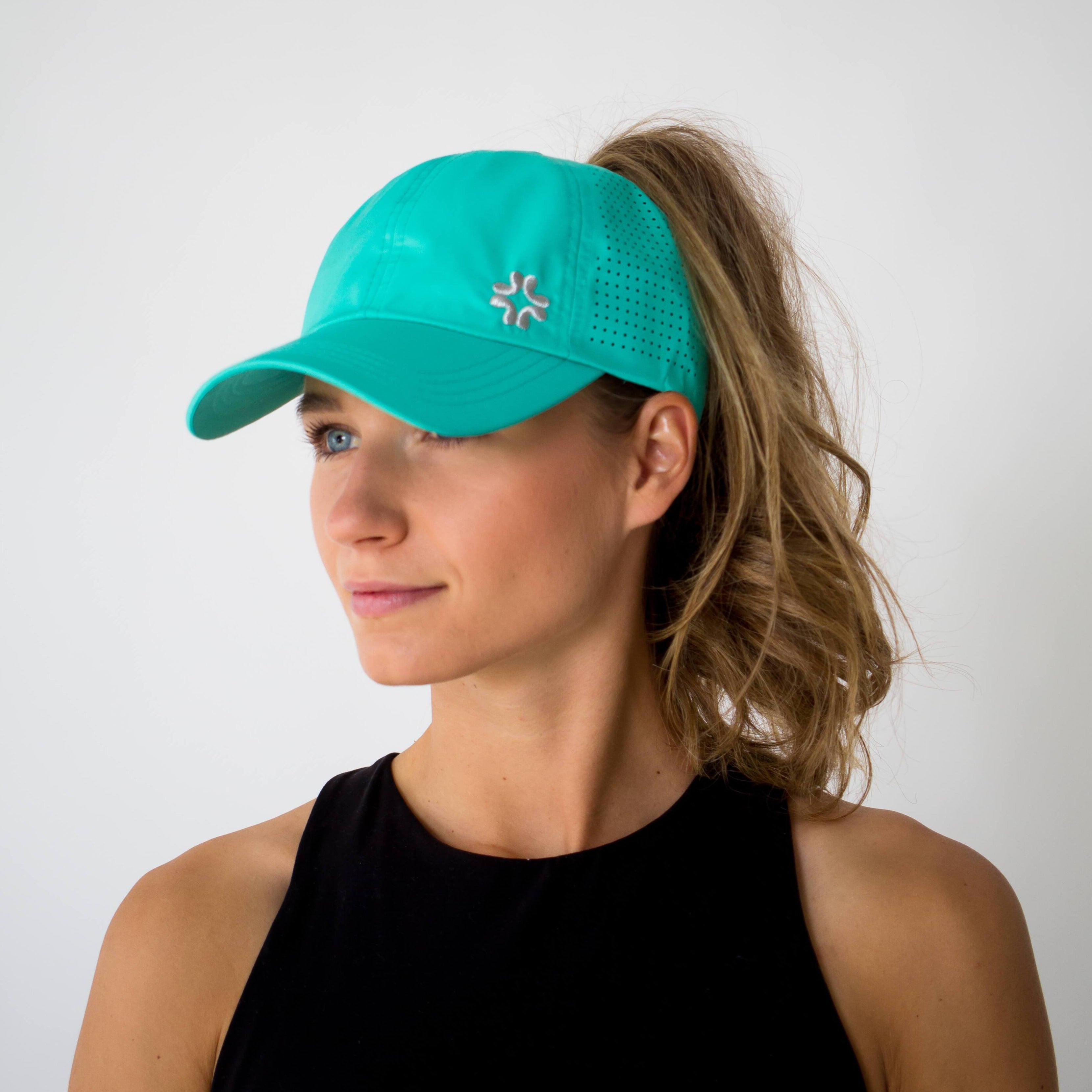 Ponytail hat, X-Boyfriend, Caribbean Green, UPF 50+ - VIMHUE