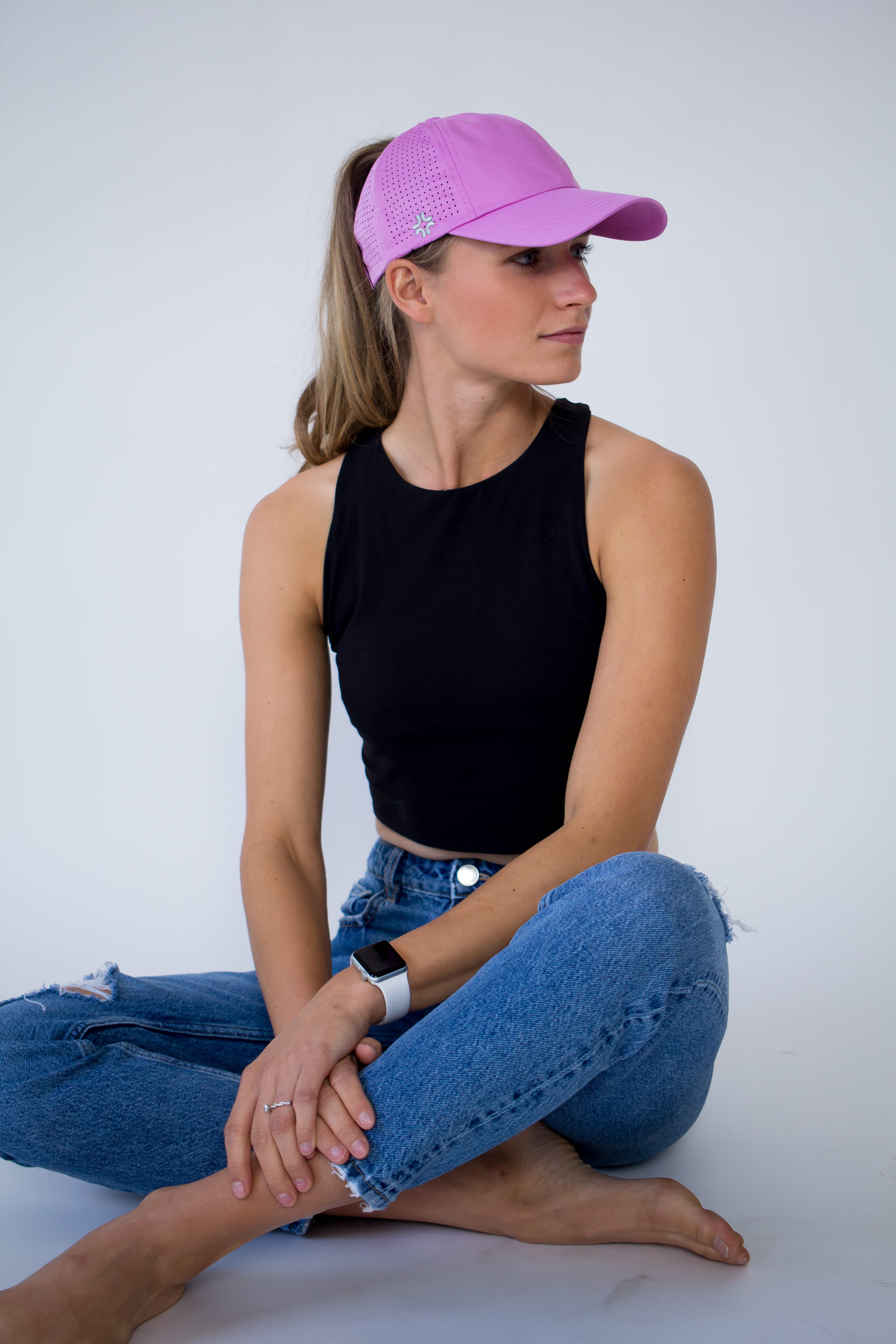 Ponytail hat, X-Boyfriend, Violet, UPF 50+ - VIMHUE