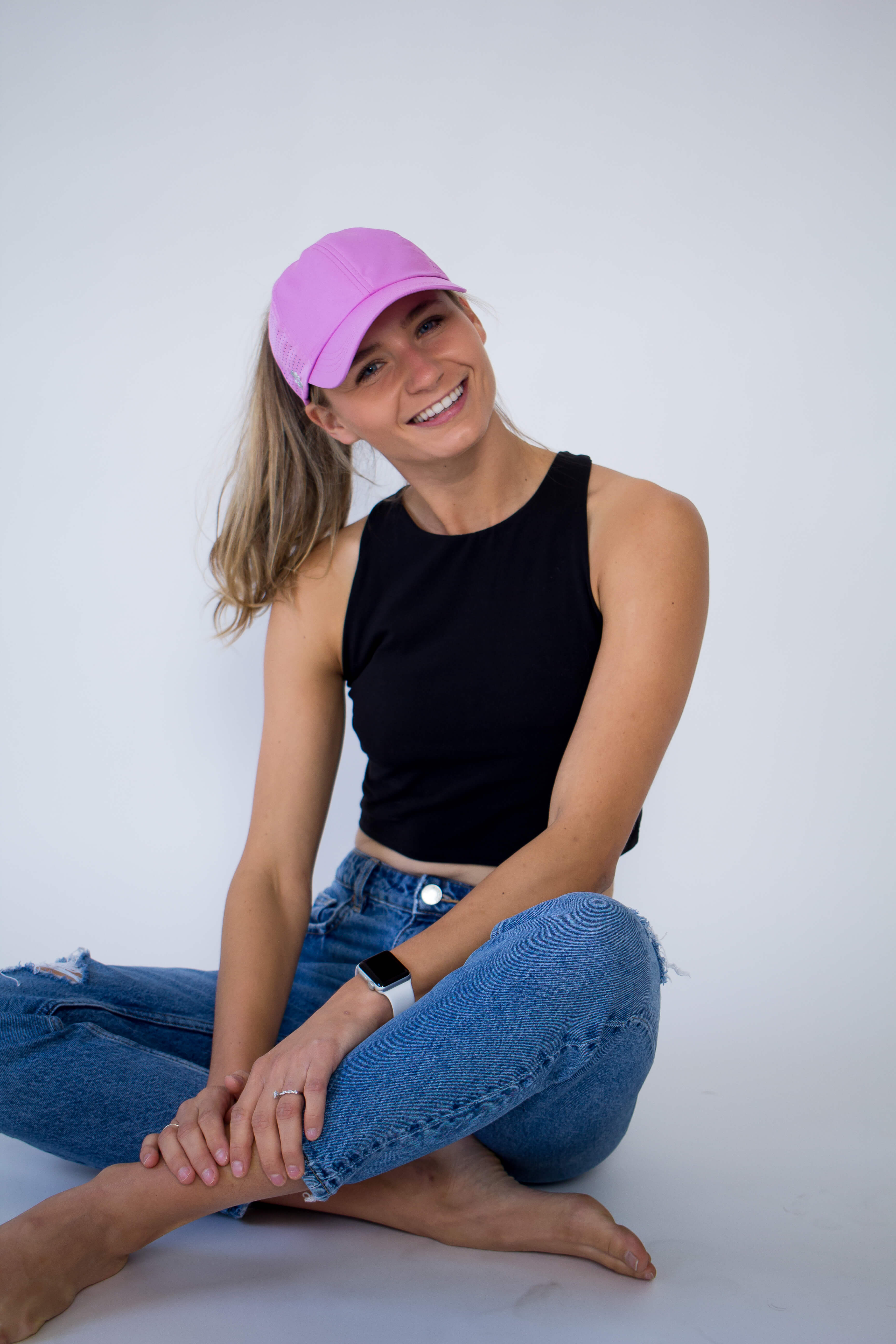 Ponytail hat, X-Boyfriend, Violet, UPF 50+ - VIMHUE