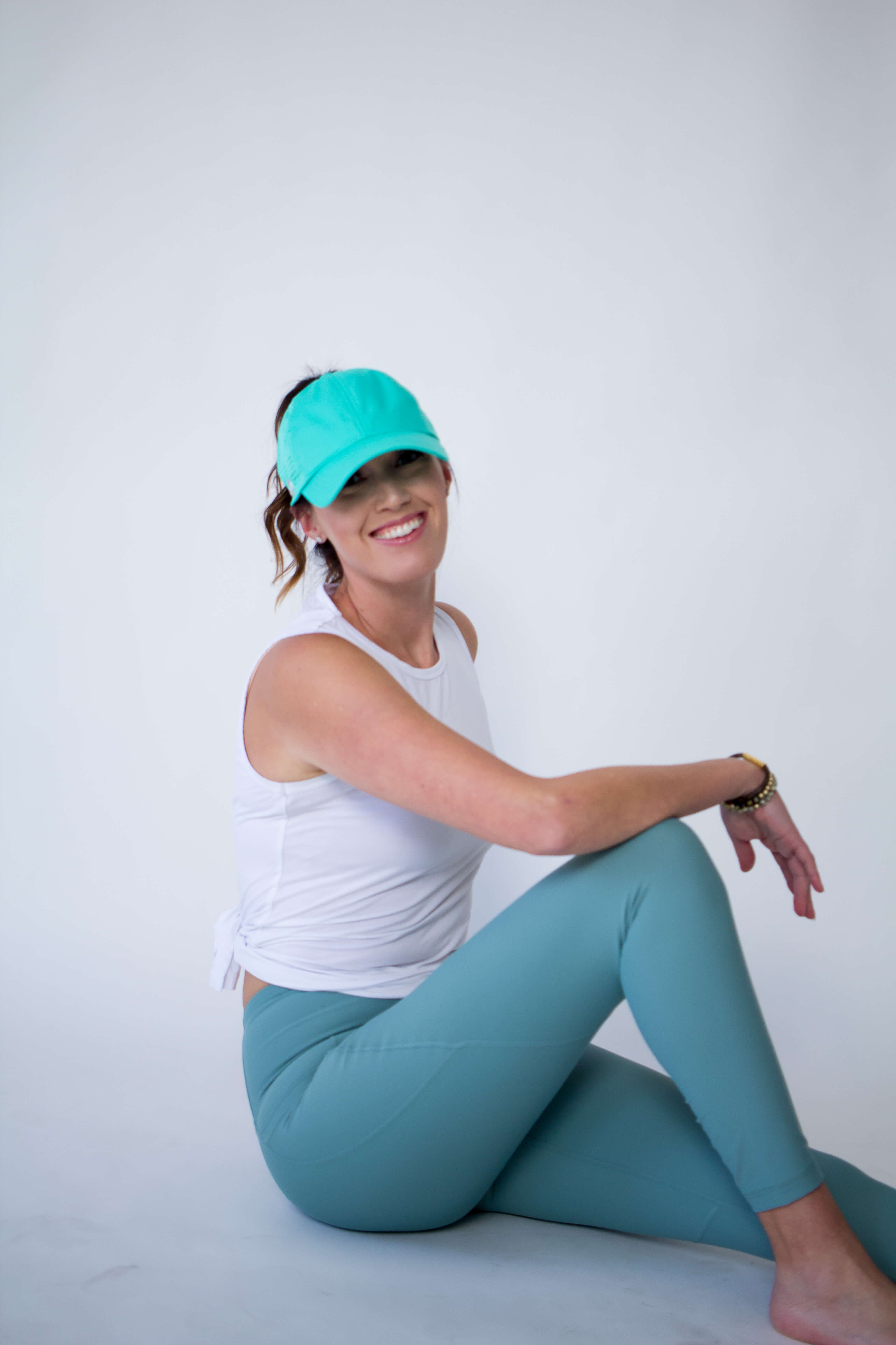 Ponytail hat, X-Boyfriend, Caribbean Green, UPF 50+ - VIMHUE