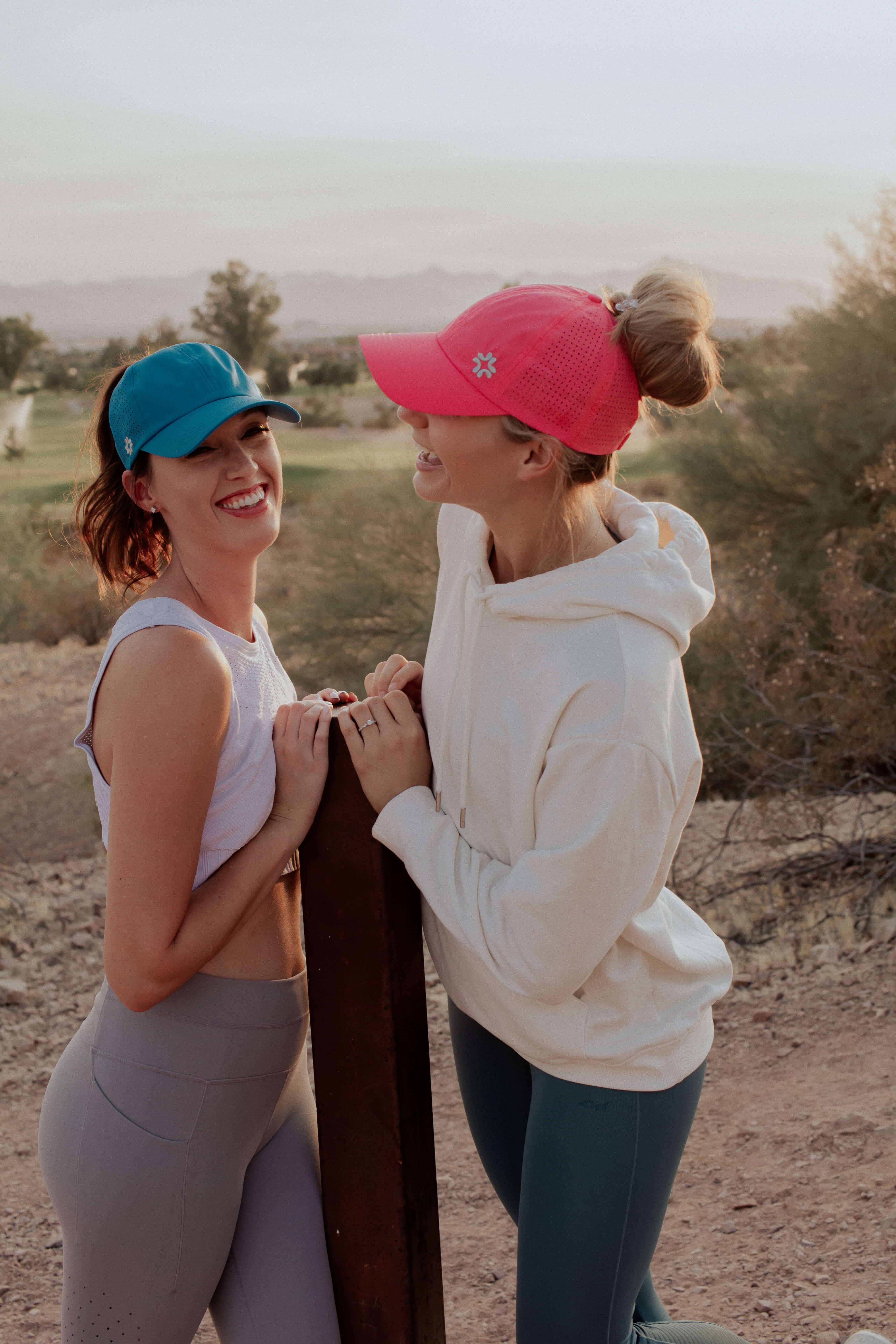 Ponytail hat, Sun Goddess, Aqua, UPF 50+ - VIMHUE